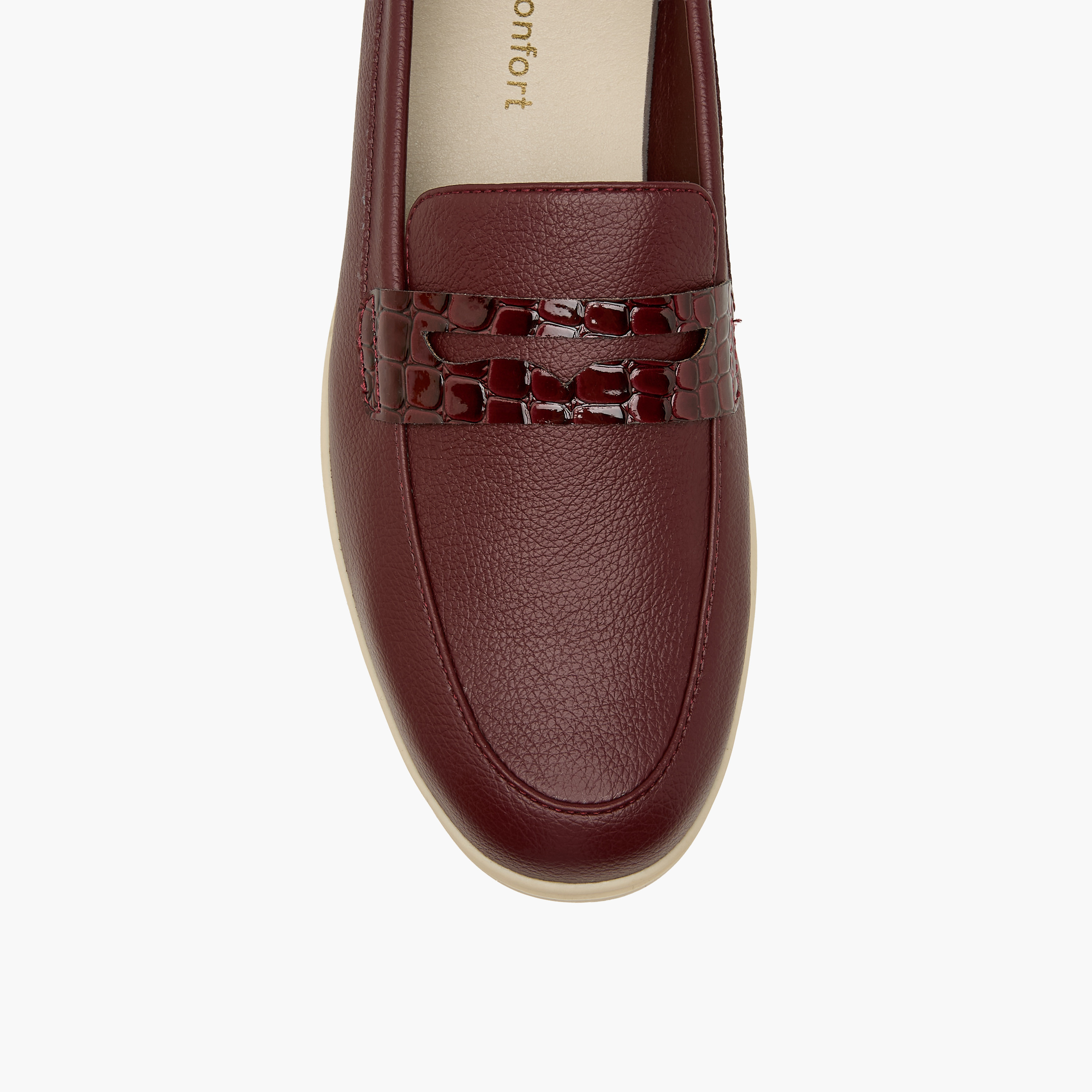 حذاء لوفر بارز الملمس للنساء من لو كونفورت-women-shoes-loafersandmoccasins-image-4
