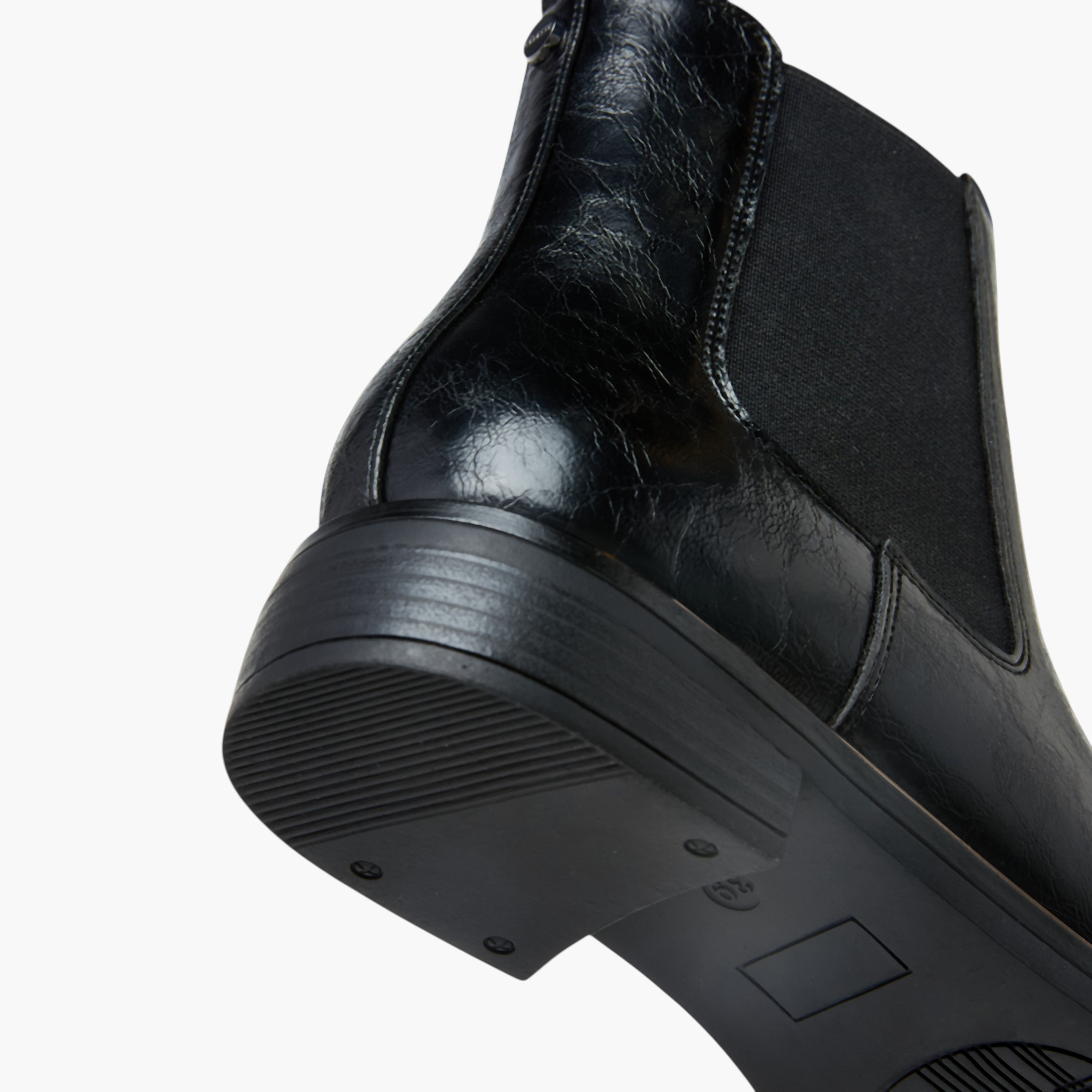 Celeste Women's Solid Ankle Boots with Zip Closure and Pull Tabs-women-shoes-boots-image-6