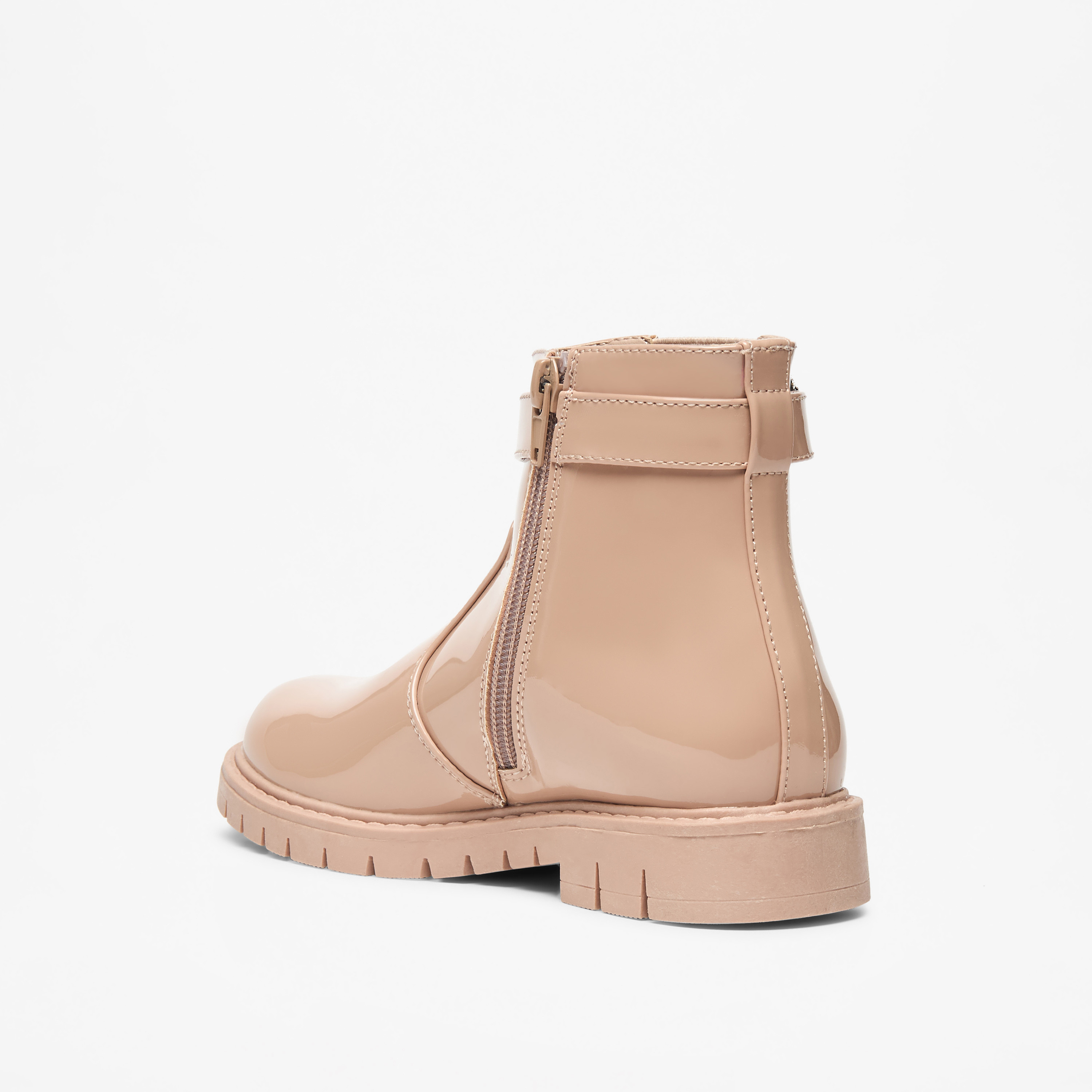 بوت بزينة قلب وقصة عالية وسحّاب إغلاق من فلورا بيلا-girls-shoes-boots-image-2