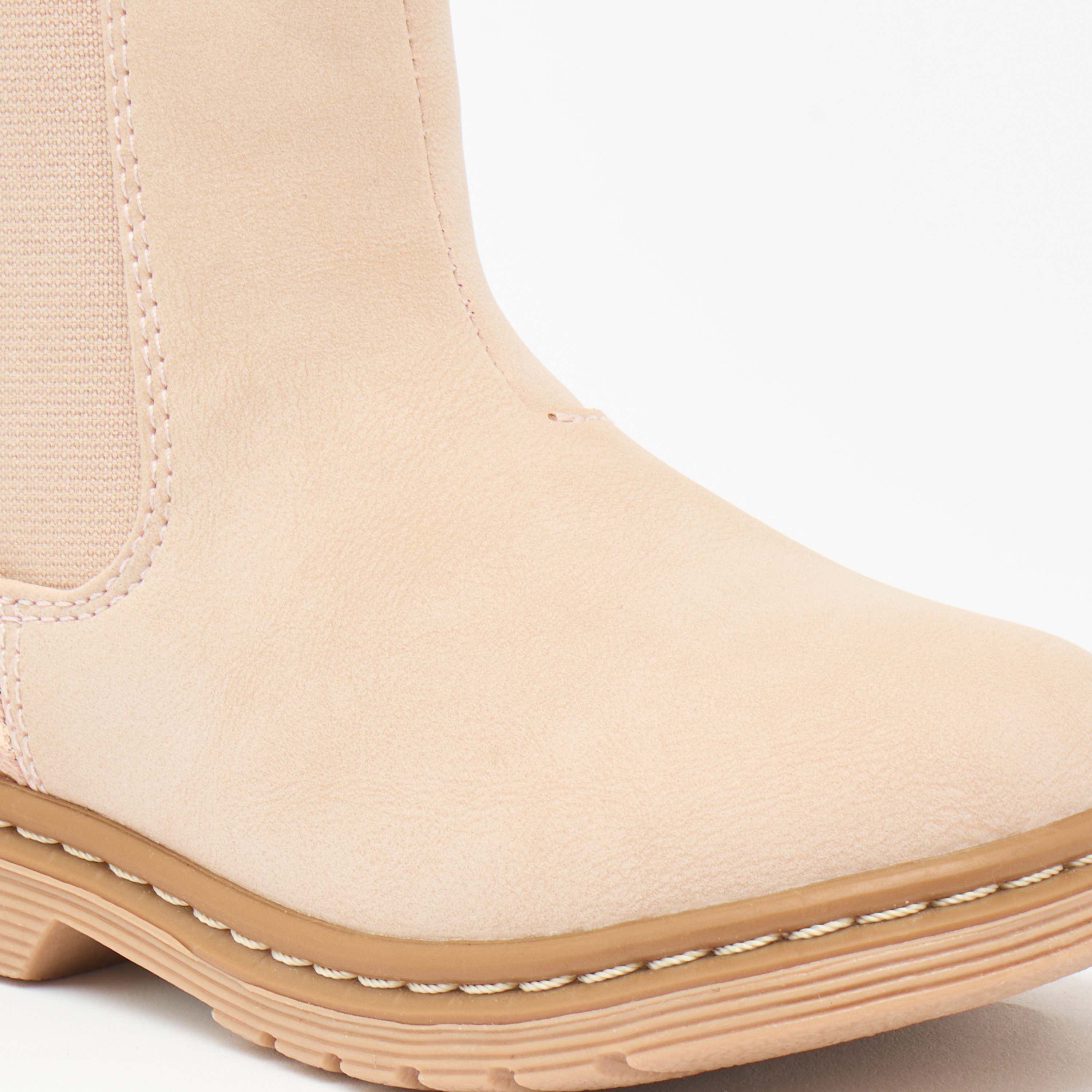 Flora Bella Textured Ankle Boots with Zip Closure-girls-shoes-boots-image-5