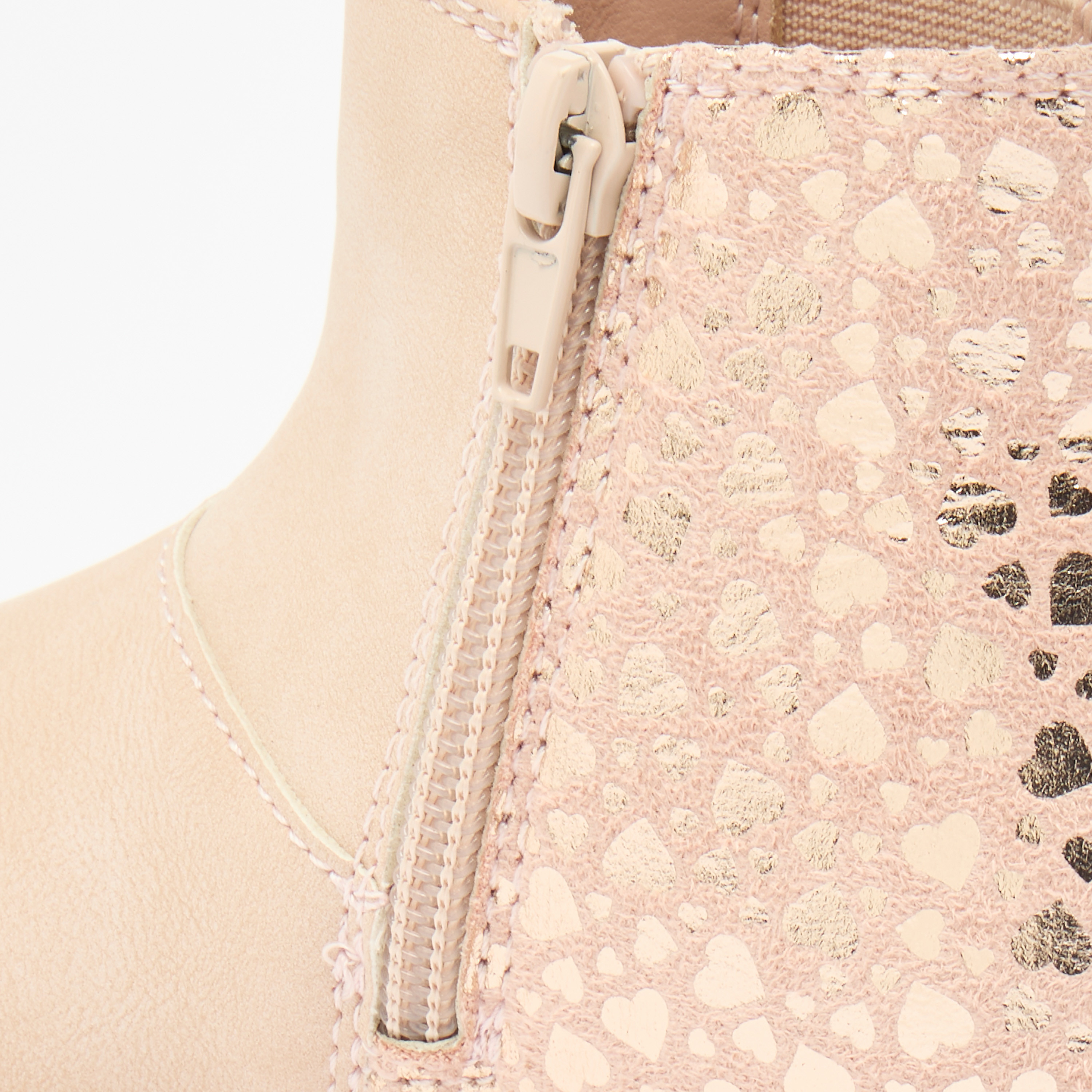 Flora Bella Textured Ankle Boots with Zip Closure-girls-shoes-boots-image-6