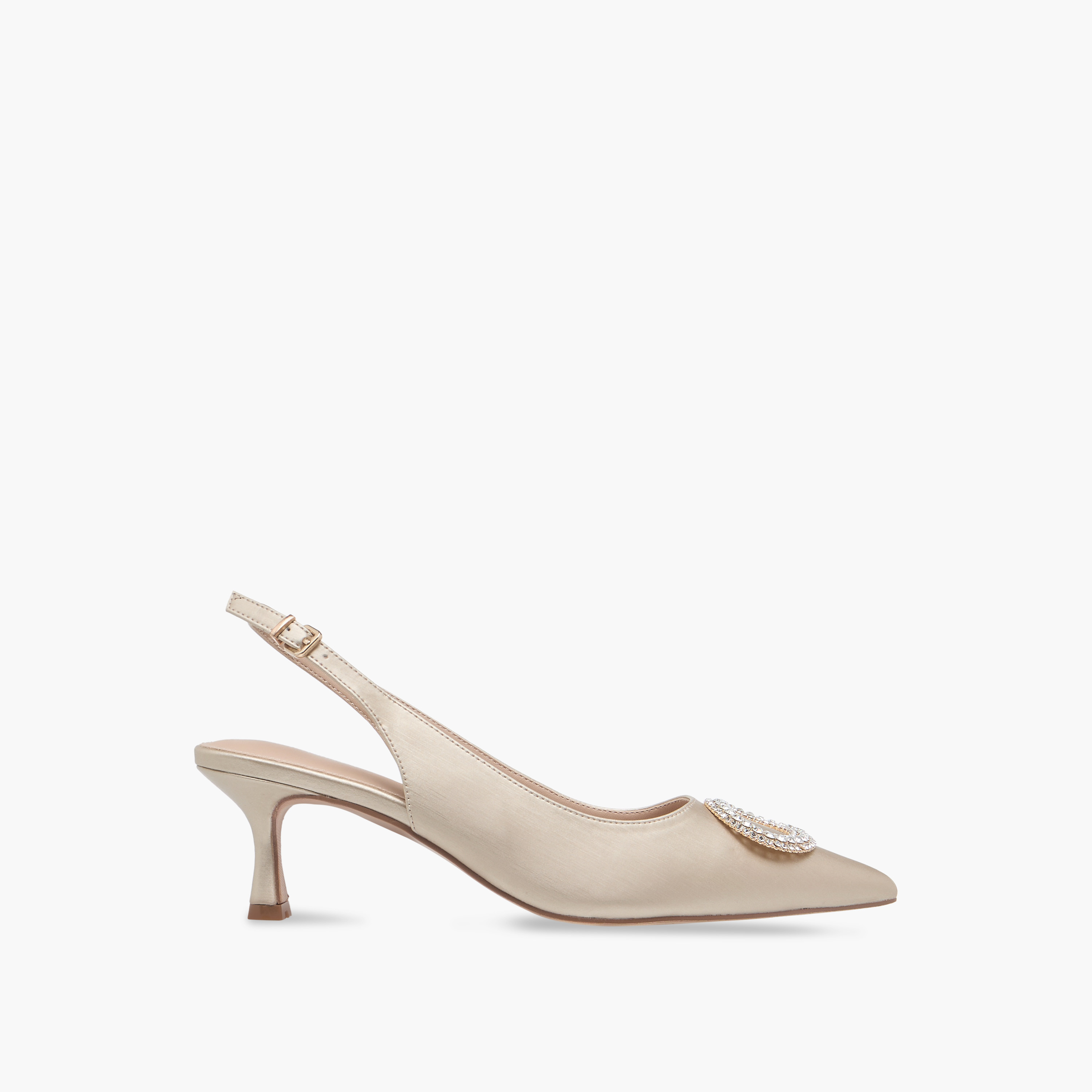 حذاء مزين بحزام خلفي وكعب صغير وإبزيم إغلاق من فلورا بيلا-women-shoes-heels-image-3