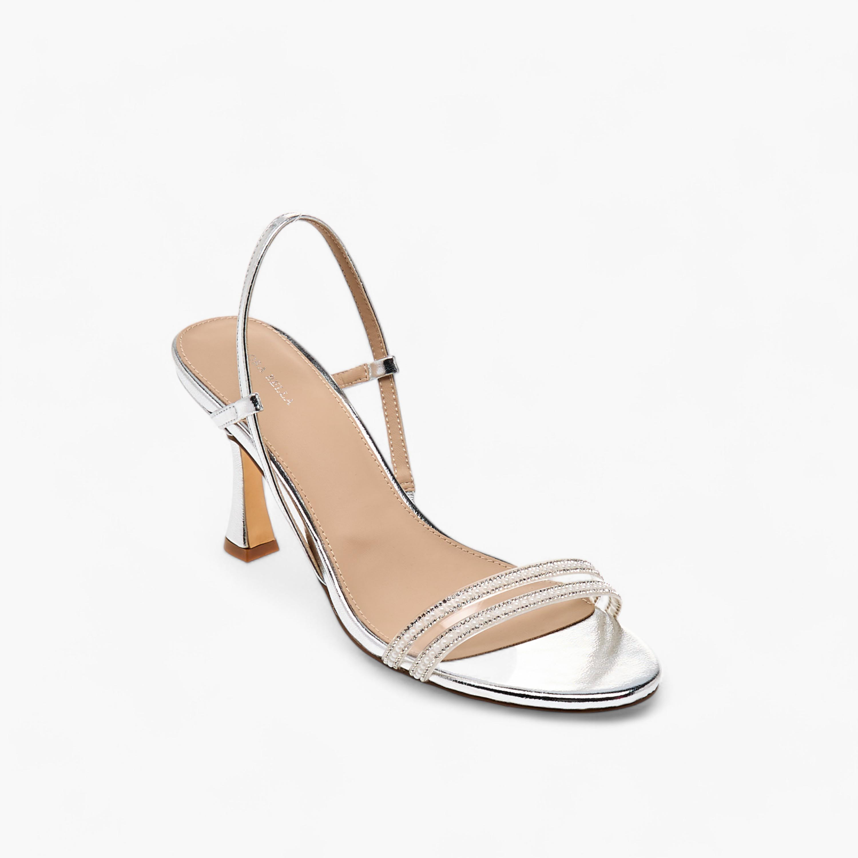 صندل بحزام خلفي وكعب سميك من الأسفل مزين من فلورا بيلا-women-shoes-sandals-heeled-image-2