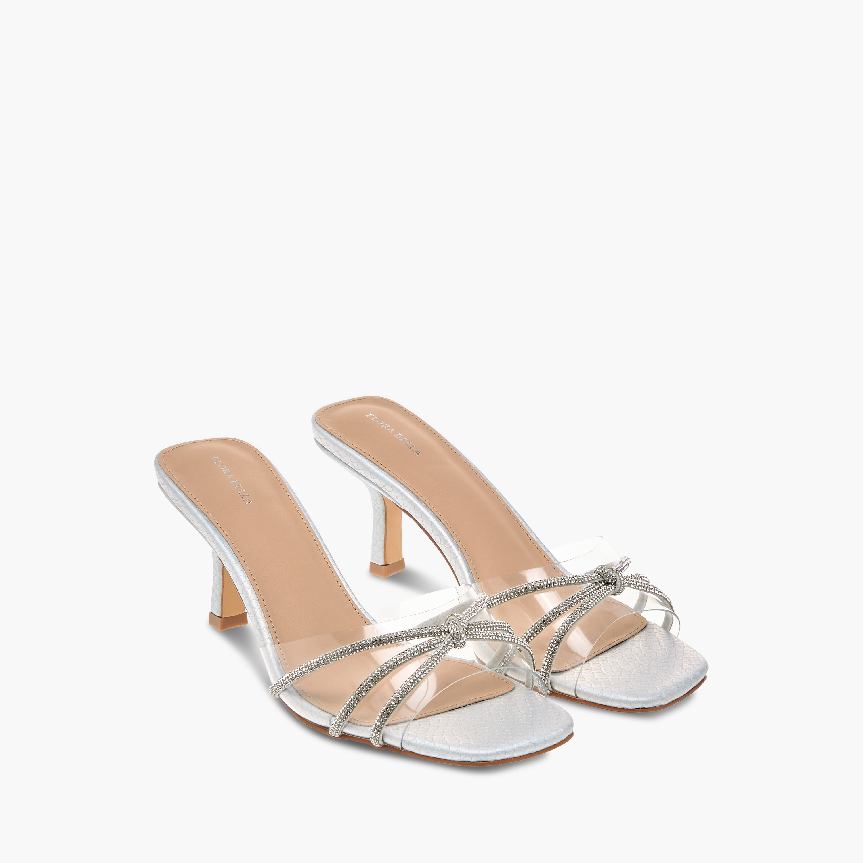 Flora Bella Embellished Slip-On Sandals with Flared Heels-women-shoes-sandals-heeled-image-1
