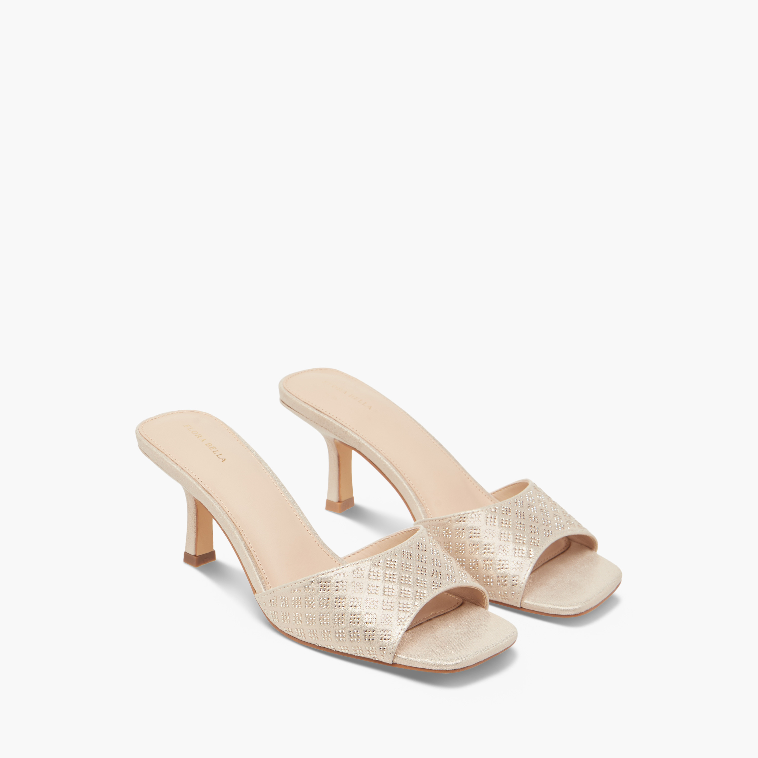 Flora Bella Embellished Slip-On Sandals with Stiletto Heels-women-shoes-sandals-heeled-image-1