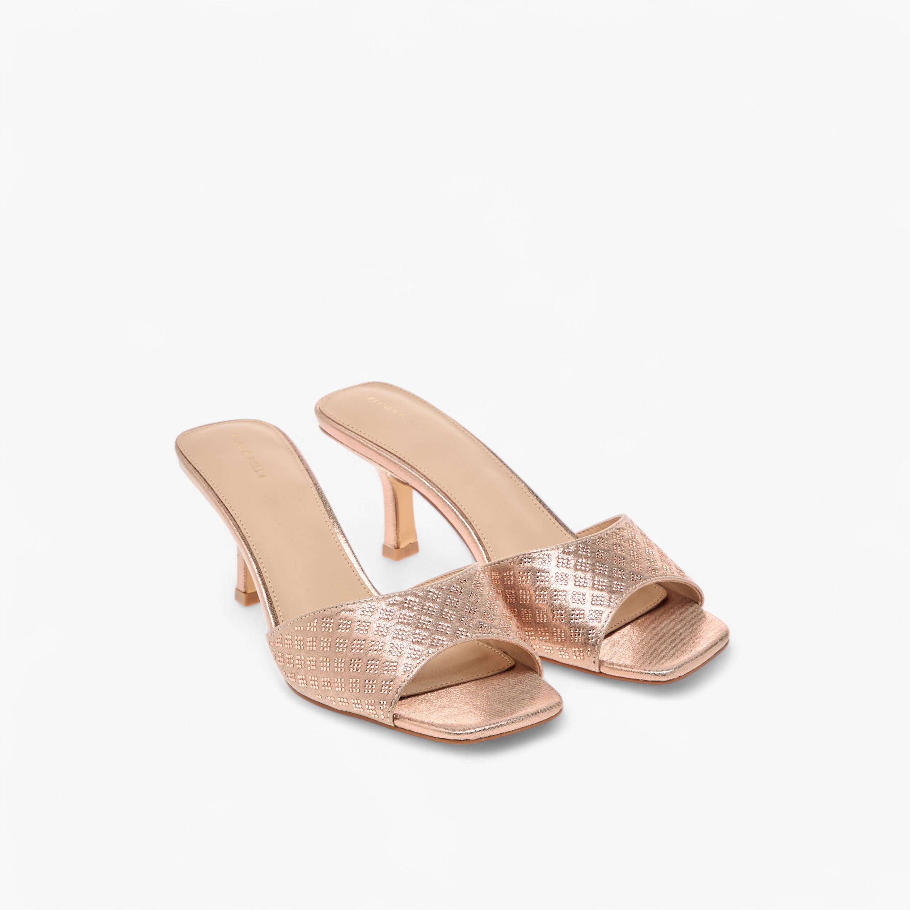 صندل مزين سهل الارتداء بكعب رفيع من فلورا بيلا-women-shoes-sandals-heeled-image-1
