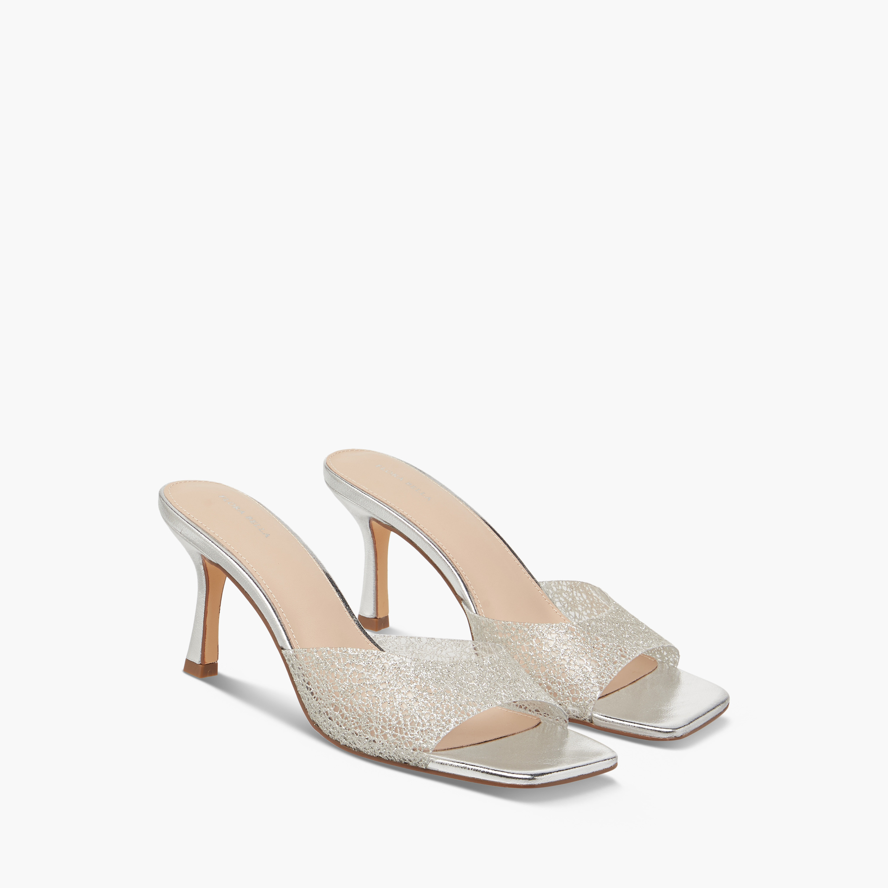Flora Bella Textured Slip-On Sandals with Stiletto Heels-women-shoes-sandals-heeled-image-1