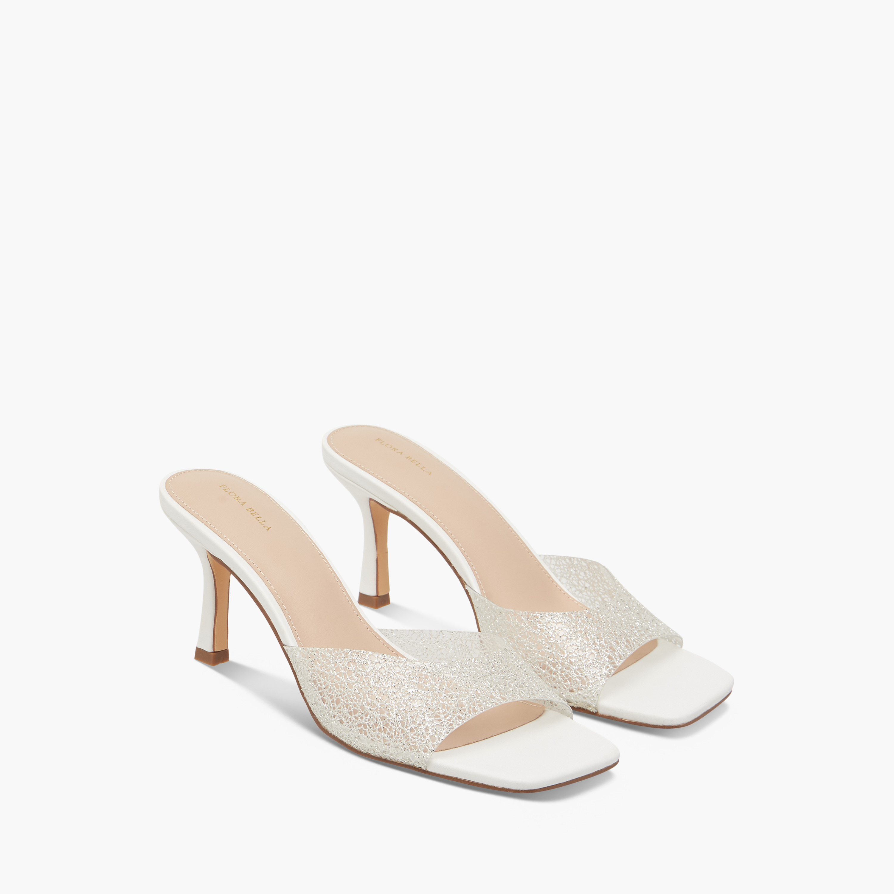 Flora Bella Textured Slip-On Sandals with Stiletto Heels-women-shoes-sandals-heeled-image-1
