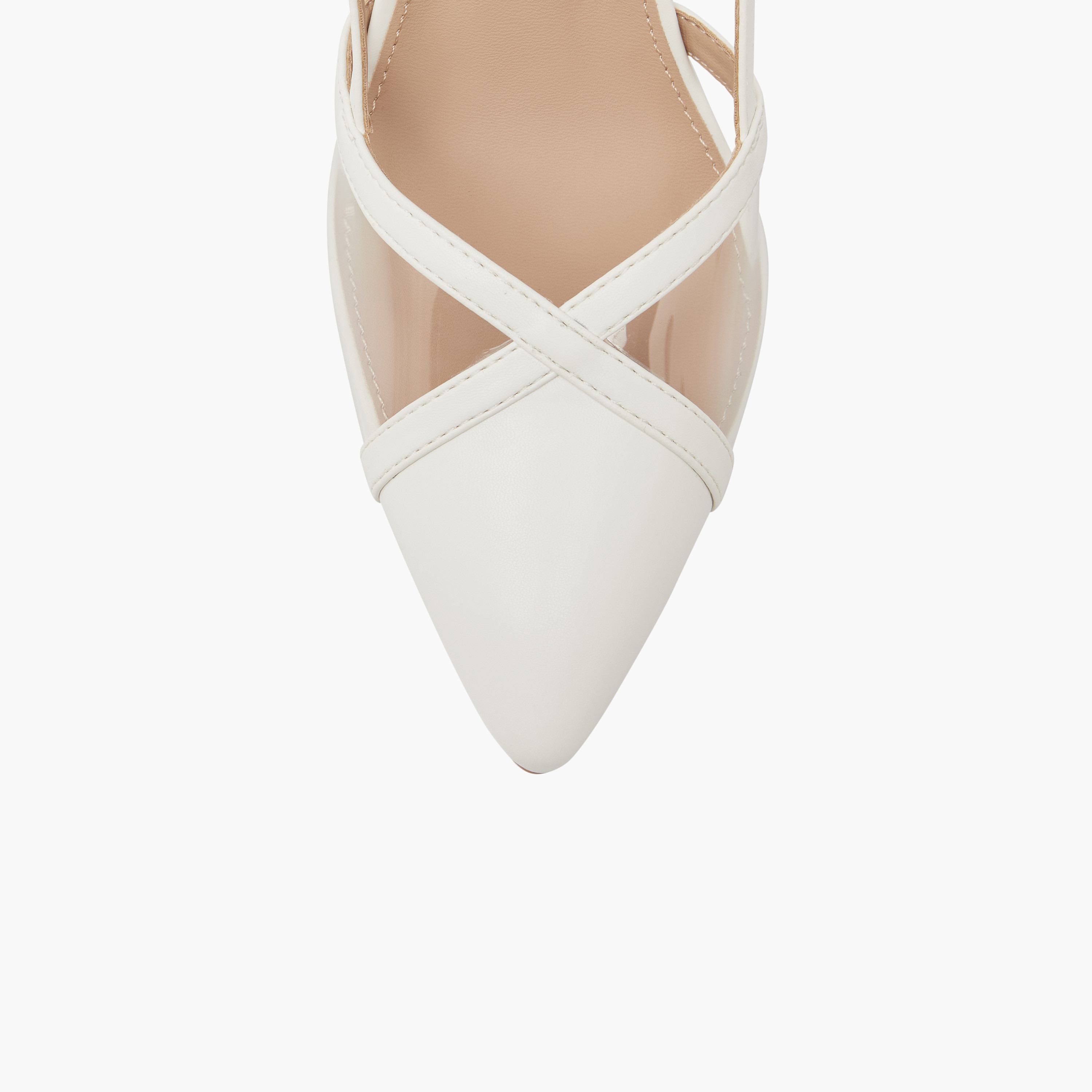 Flora Bella Pointed Toe Slingback Shoes with Flared Heels and Buckle Closure-women-shoes-heels-image-4