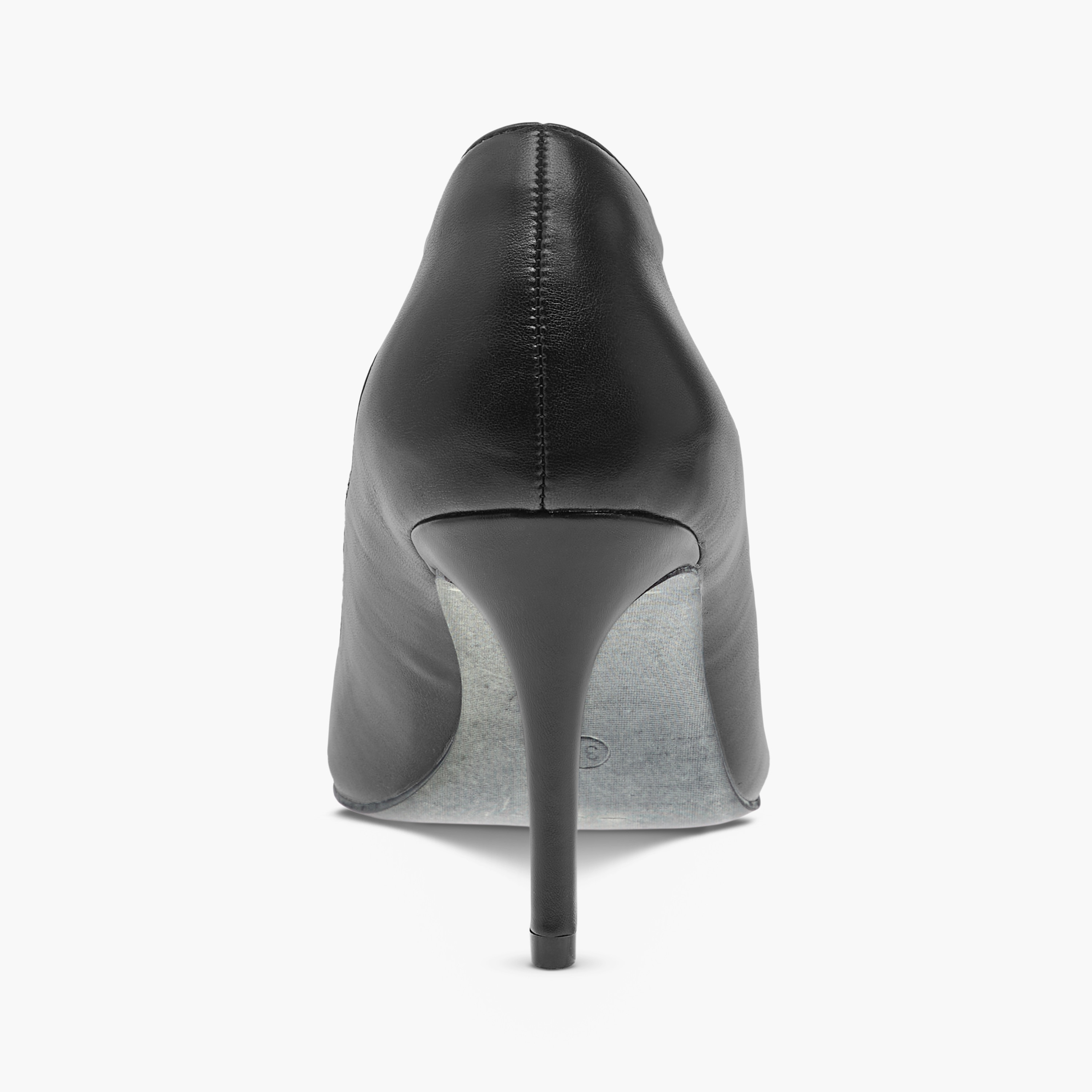 Flora Bella Textured Slip-On Pumps with Stiletto Heels-women-shoes-heels-image-5