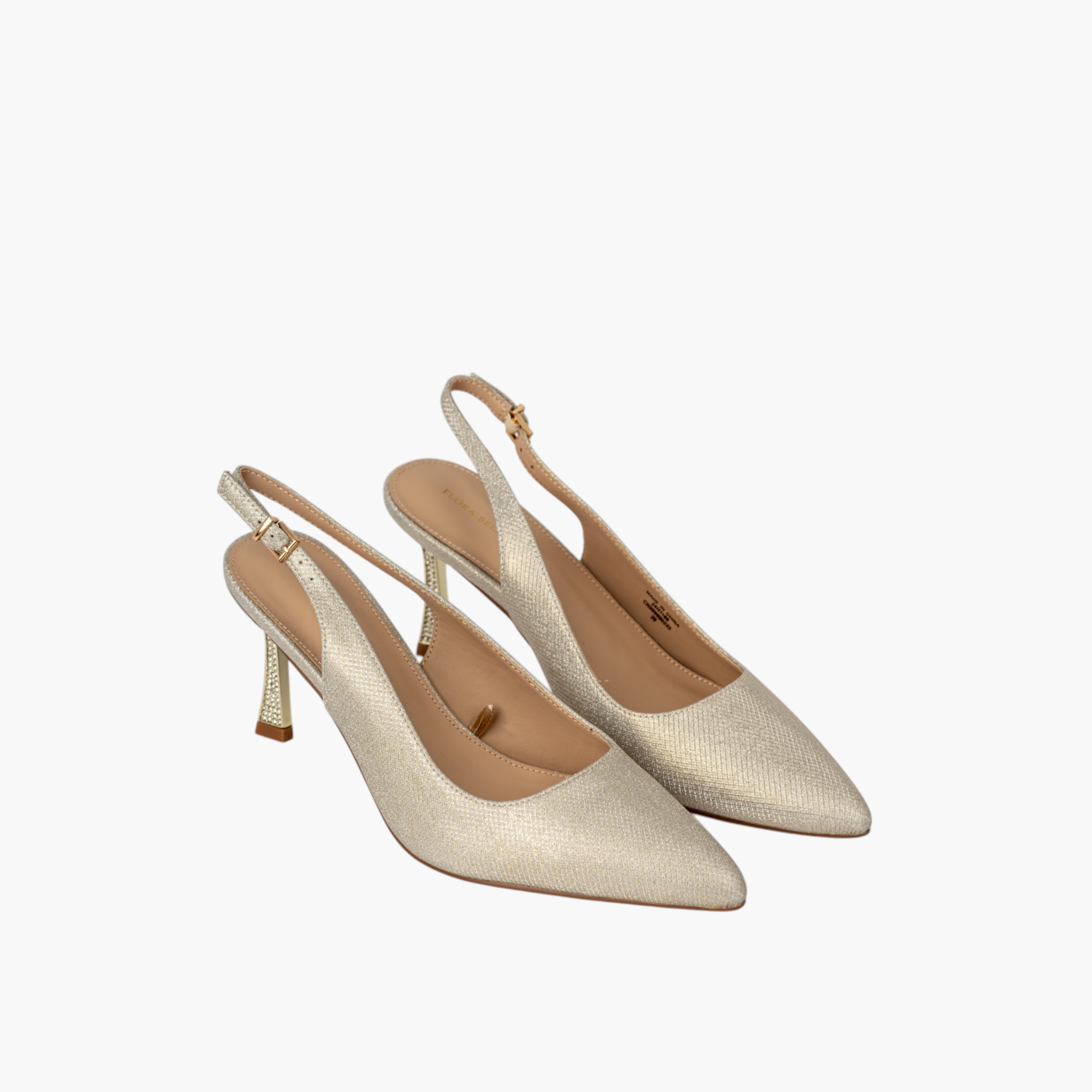 Flora Bella Textured Slingback Shoes with Stiletto Heels-women-shoes-heels-image-1
