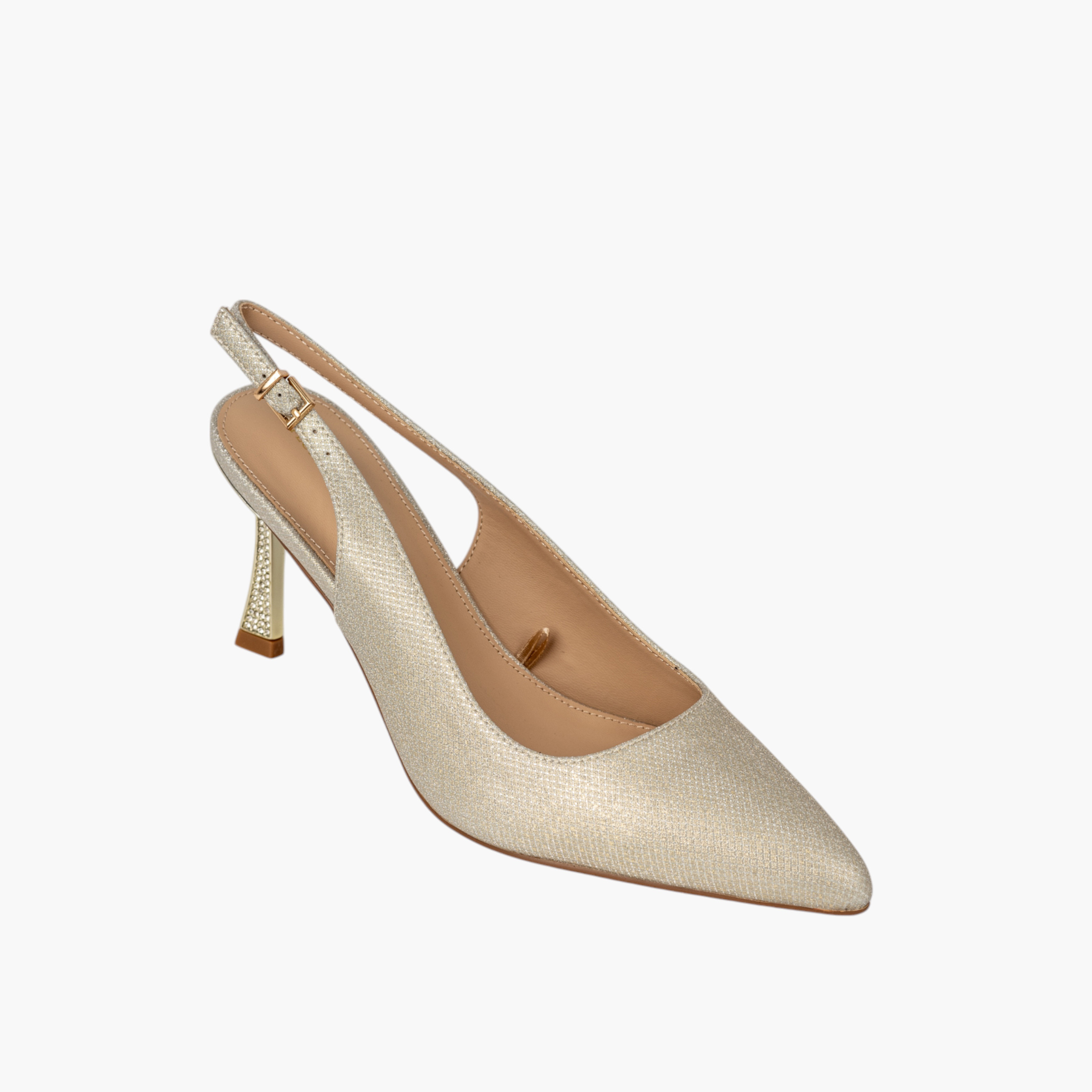 Flora Bella Textured Slingback Shoes with Stiletto Heels-women-shoes-heels-image-2