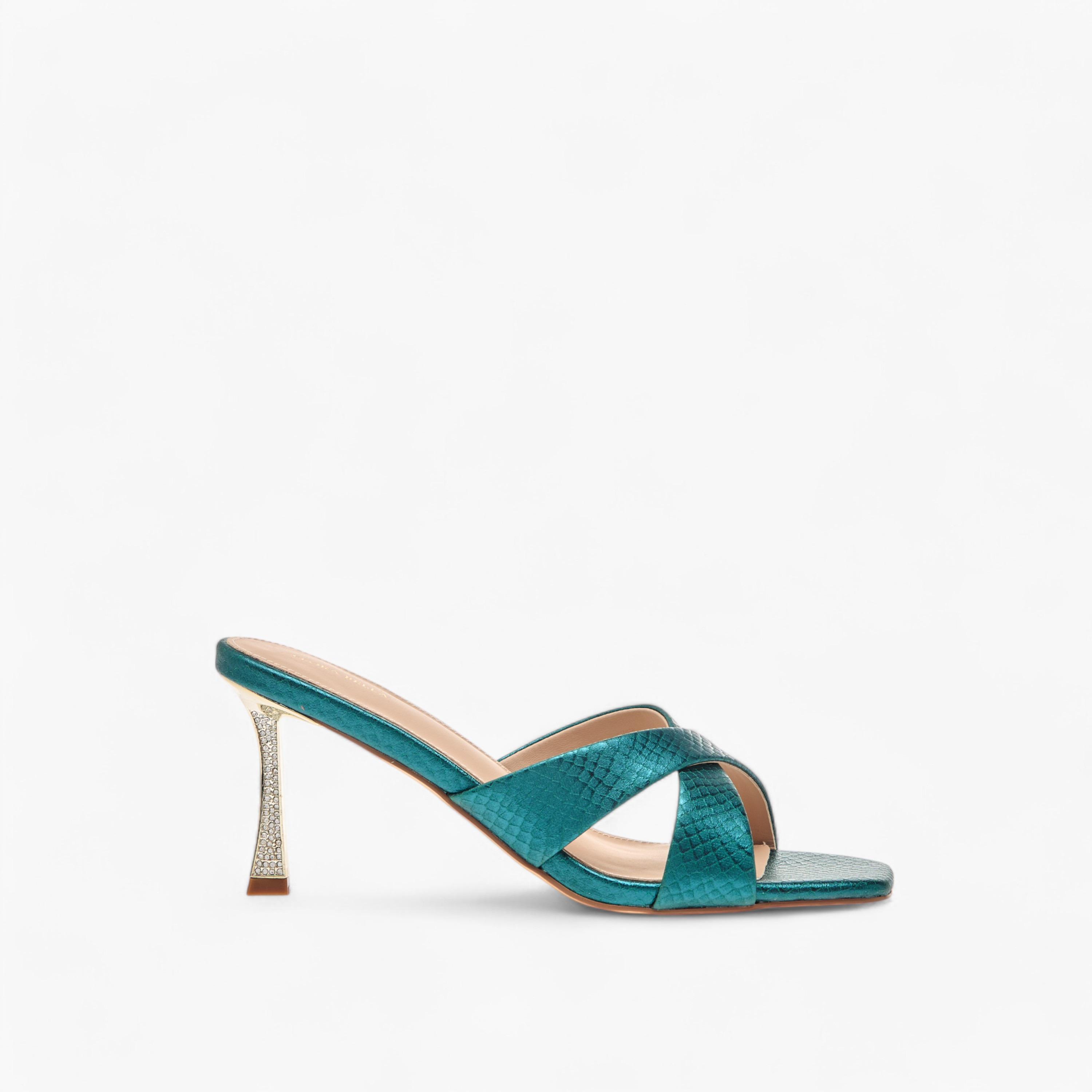 Flora Bella Textured Cross Strap Sandals with Stiletto Heels-women-shoes-sandals-heeled-image-8