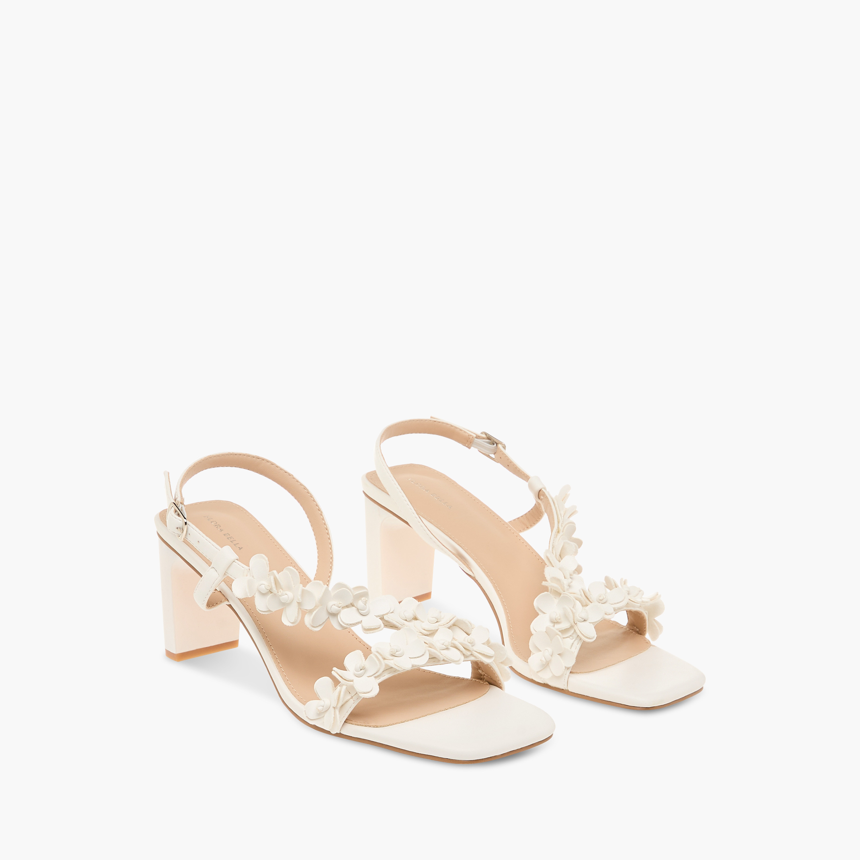 Flora Bella Floral  Slingback Sandals with Block Heels and Buckle Closure-women-shoes-sandals-heeled-image-1