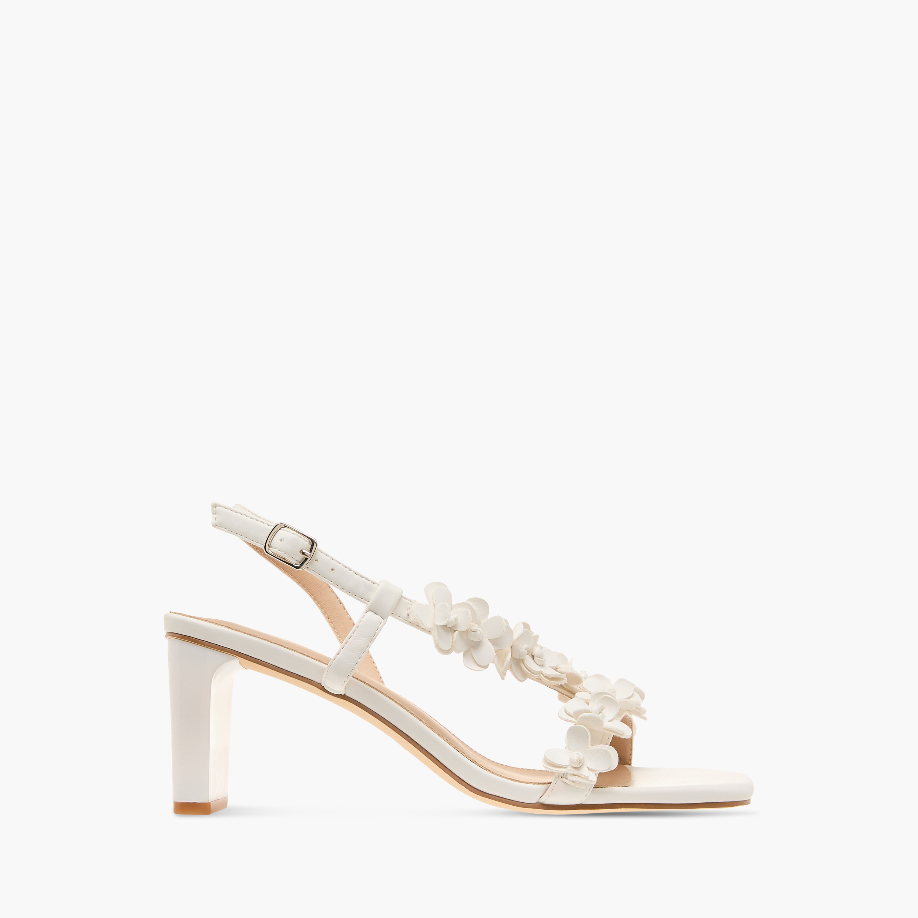 Flora Bella Floral  Slingback Sandals with Block Heels and Buckle Closure-women-shoes-sandals-heeled-image-3