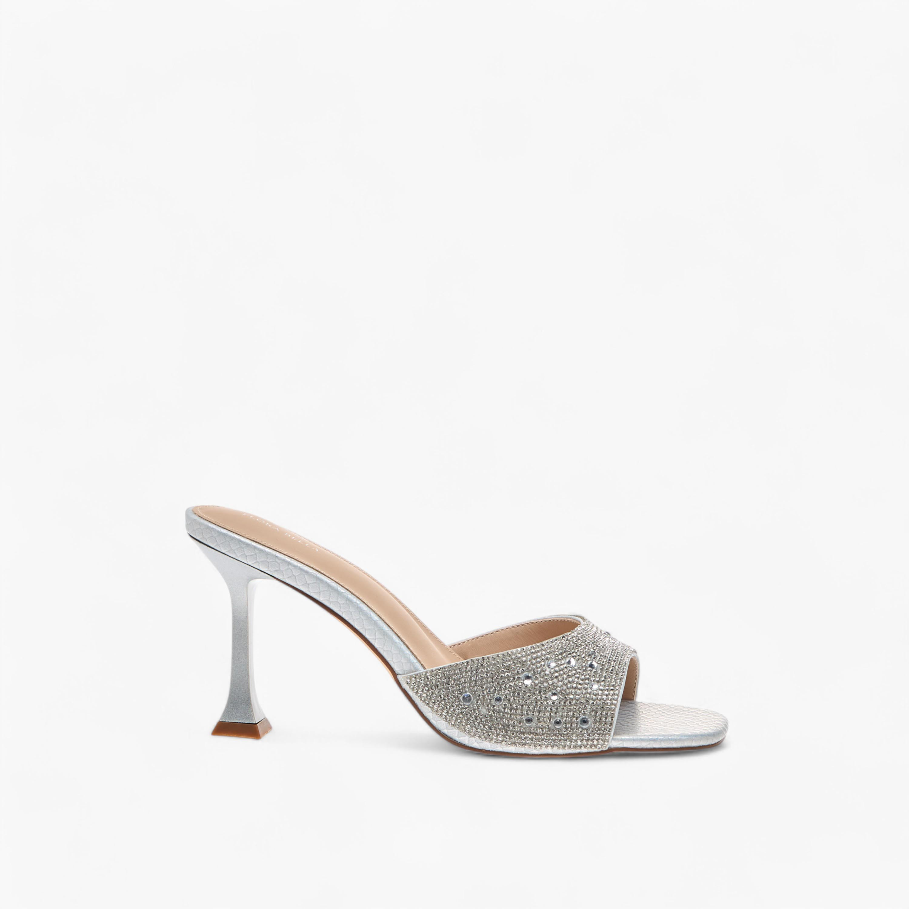 Flora Bella Embellished Slip-On Sandals with Flared Heels-women-shoes-sandals-heeled-image-3