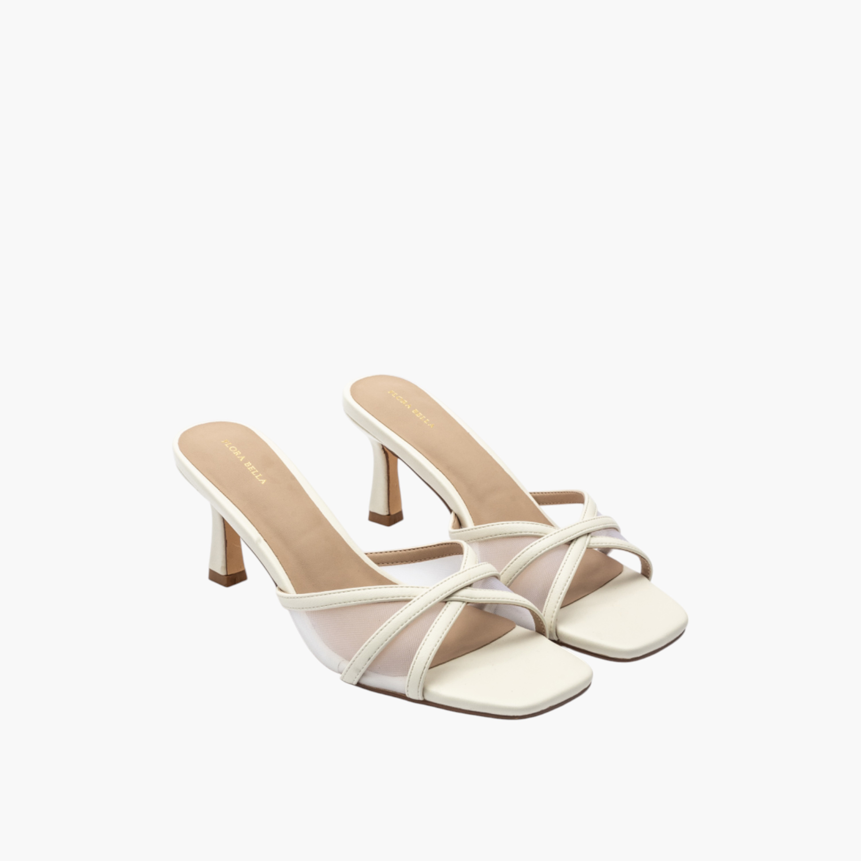 صندل سهل الارتداء بأحزمة متقاطعة وكعب من فلورا بيلا-women-shoes-sandals-heeled-image-1