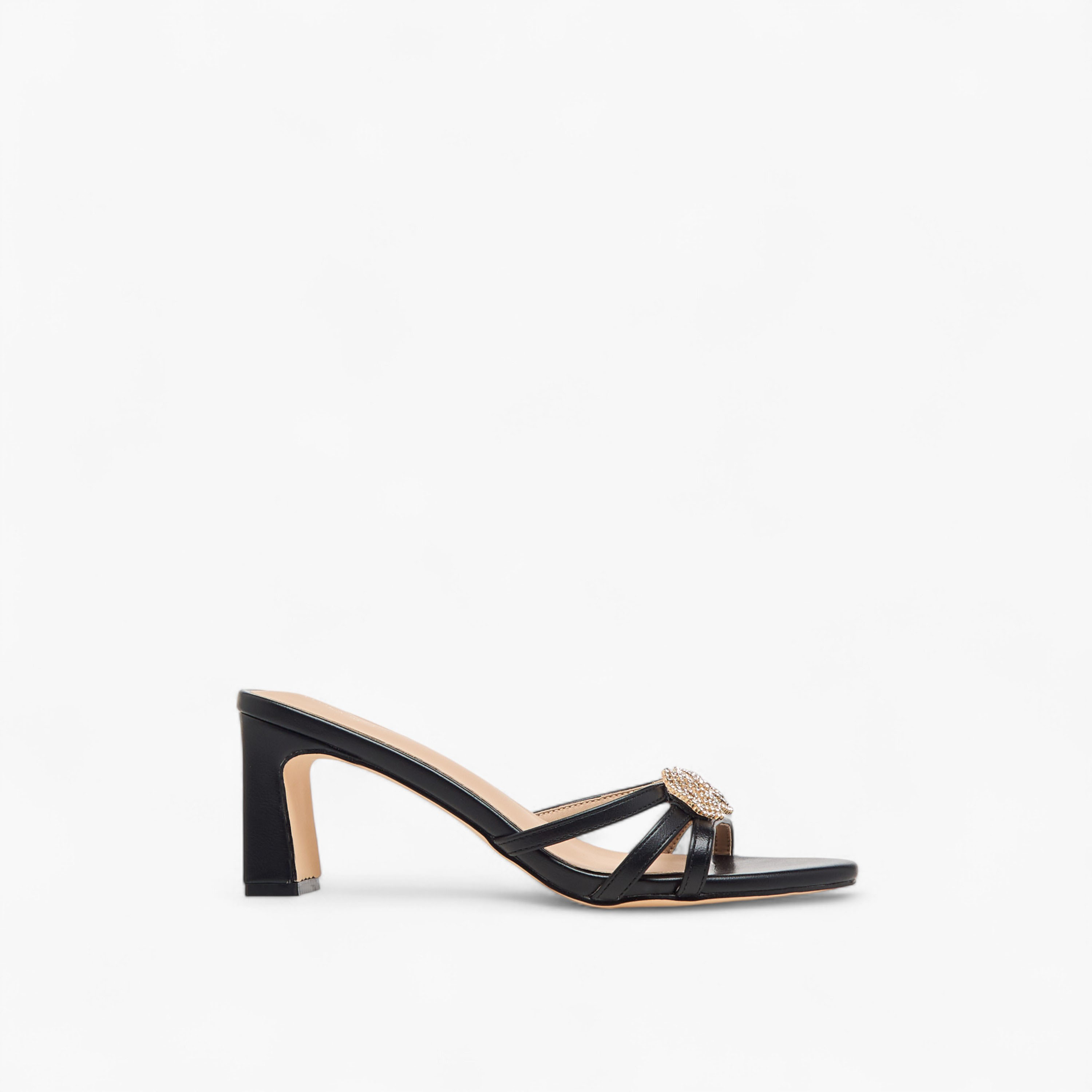 Flora Bella Bow Embellished Slip-On Sandals with Block Heel-women-shoes-sandals-heeled-image-3
