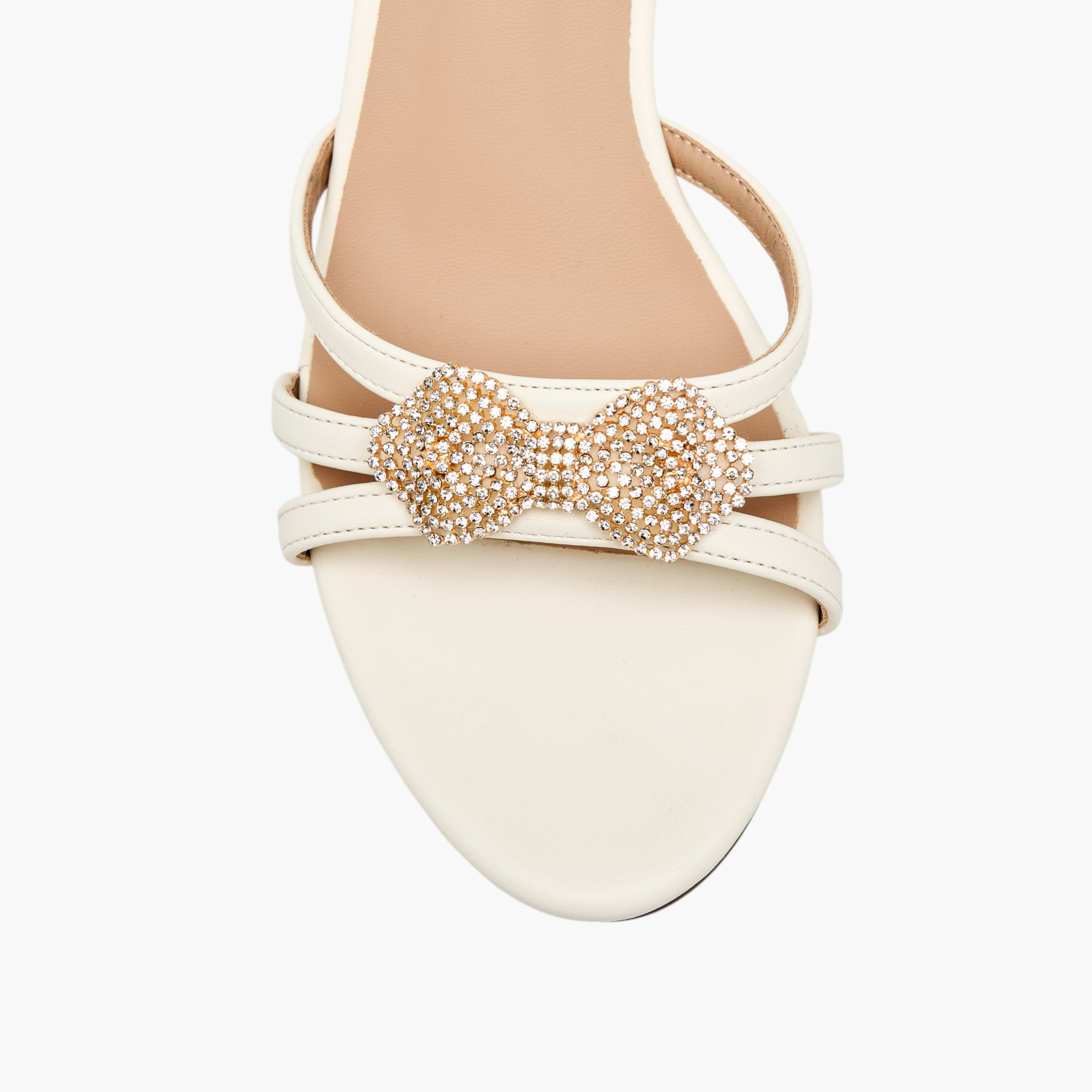 Flora Bella Bow Embellished Slip-On Sandals with Block Heel-women-shoes-sandals-heeled-image-4