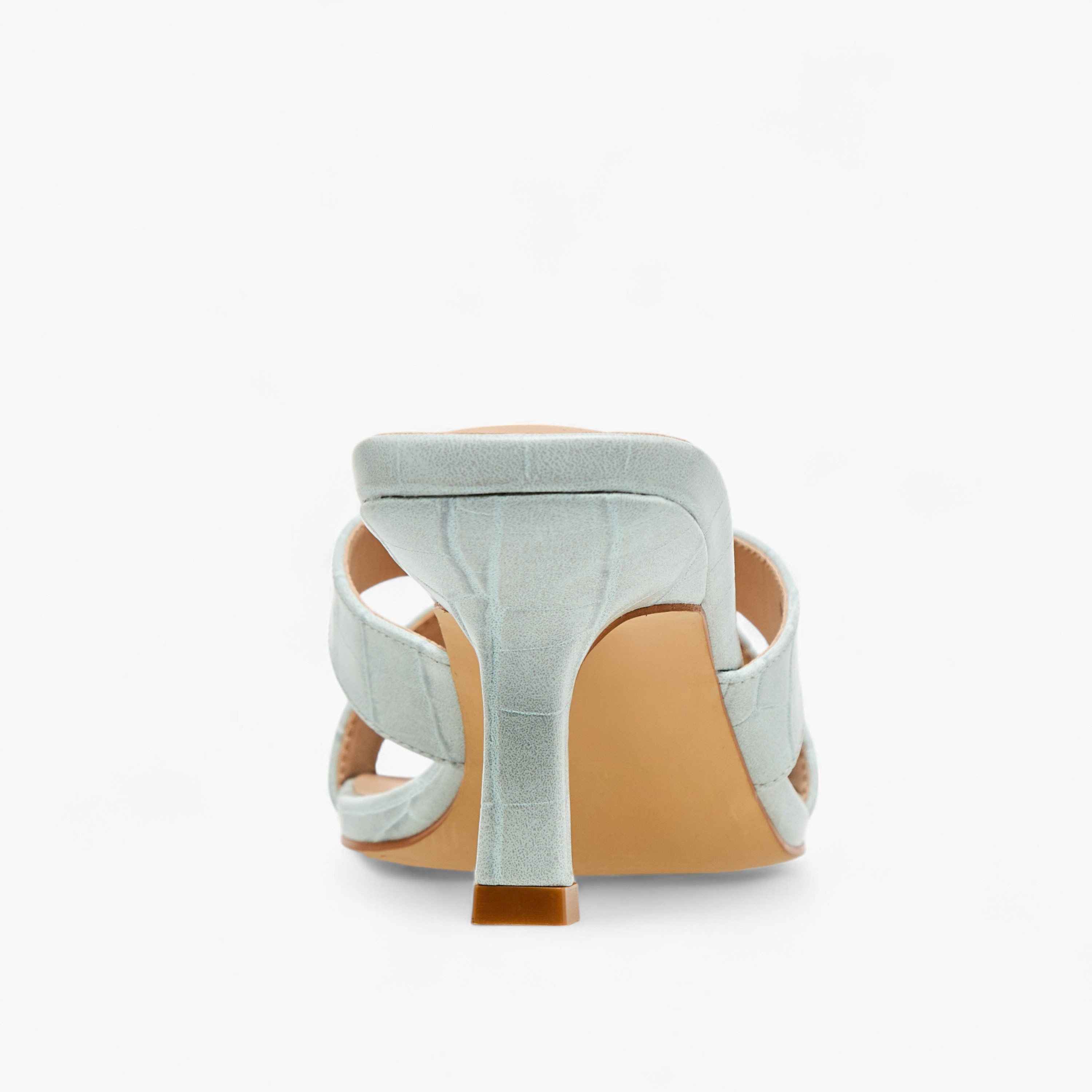 صندل سهل الارتداء بارز الملمس بأحزمة متقاطعة وكعب صغير من فلورا بيلا-women-shoes-sandals-heeled-image-5