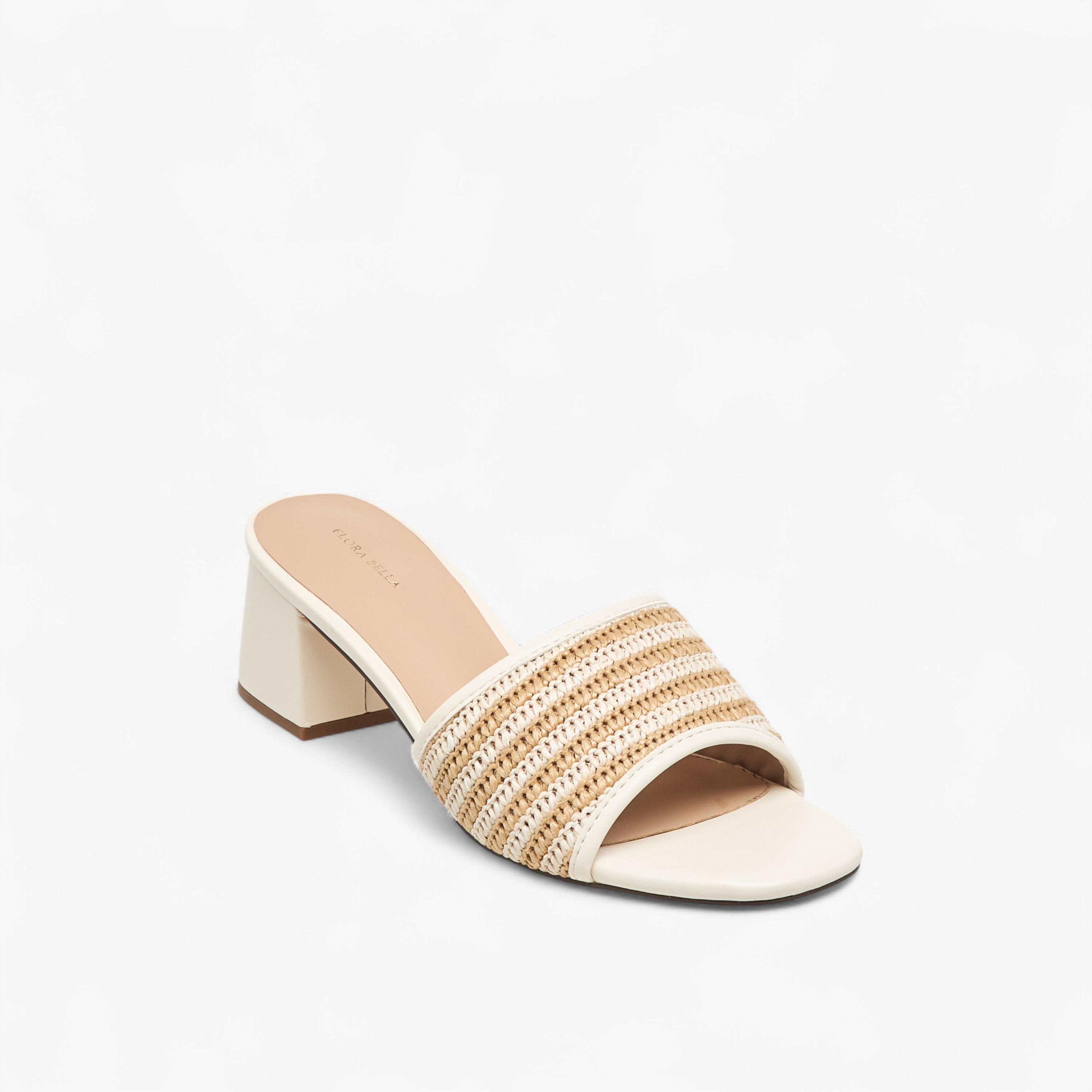 صندل سهل الارتداء بارز الملمس بكعب عريض من فلورا بيلا-women-shoes-sandals-heeled-image-2