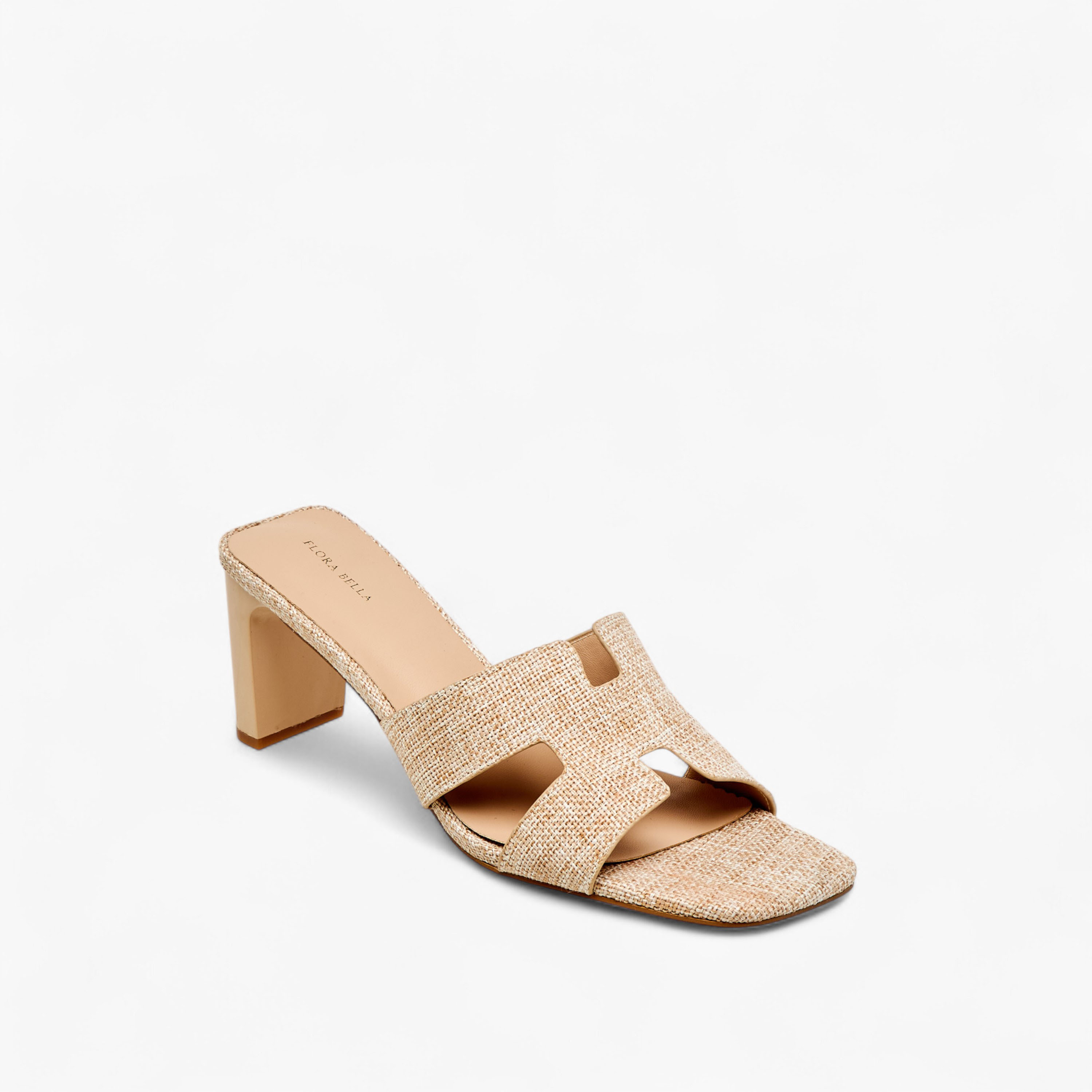 Flora Bella Textured Slip-On Sandals with Block Heel-women-shoes-sandals-heeled-image-2