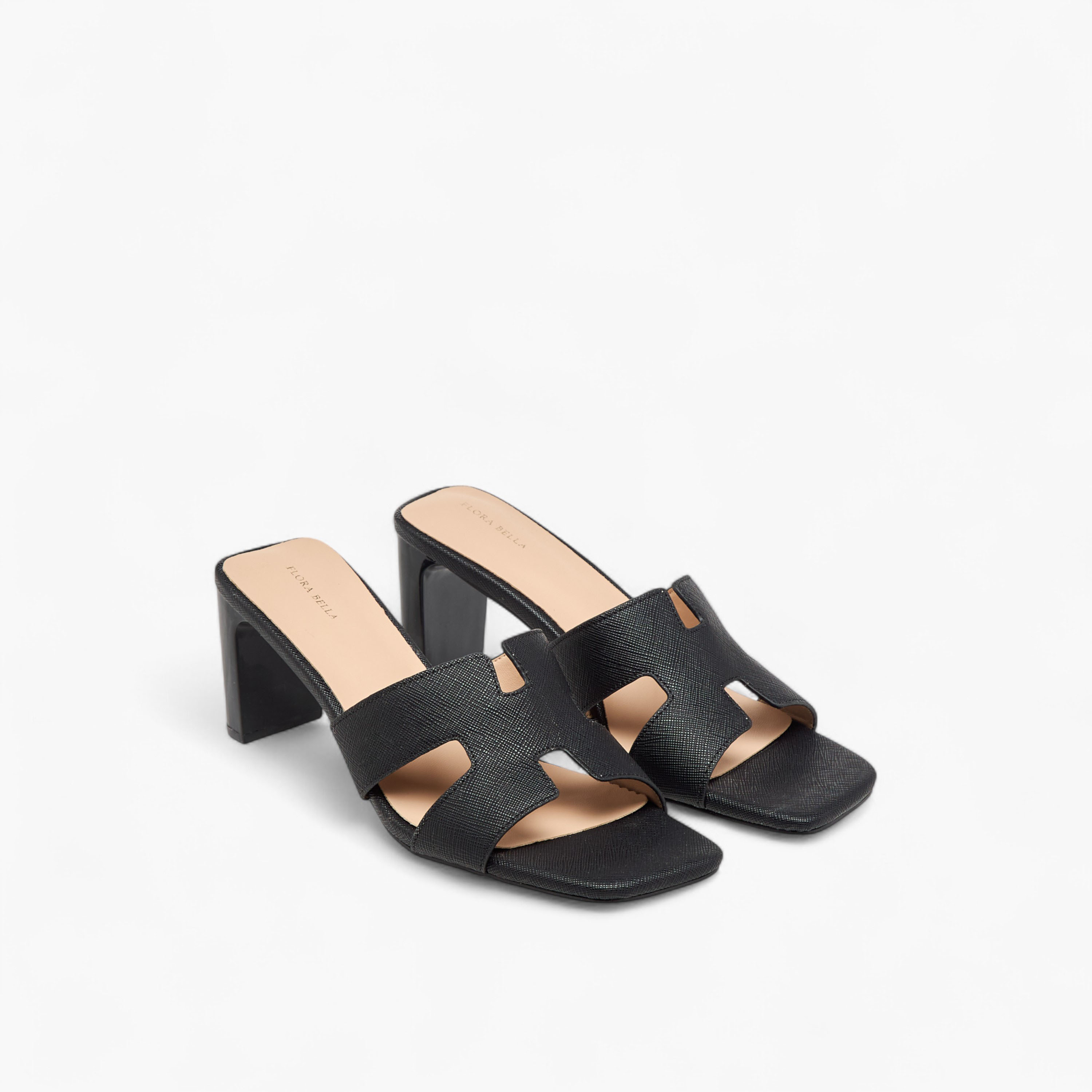 صندل سهل الارتداء بارز الملمس بكعب سميك من فلورا بيلا-women-shoes-sandals-heeled-image-1