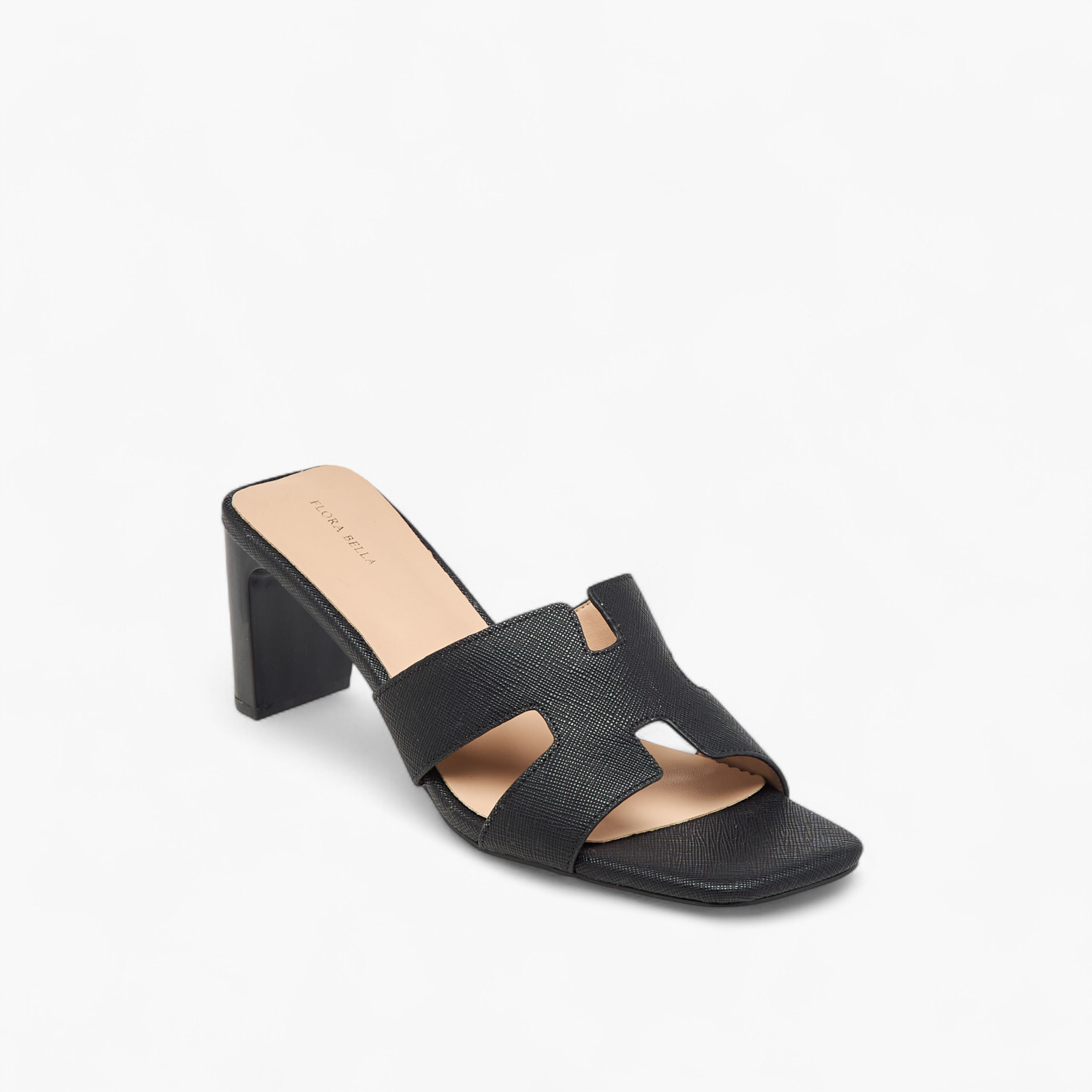 صندل سهل الارتداء بارز الملمس بكعب سميك من فلورا بيلا-women-shoes-sandals-heeled-image-2