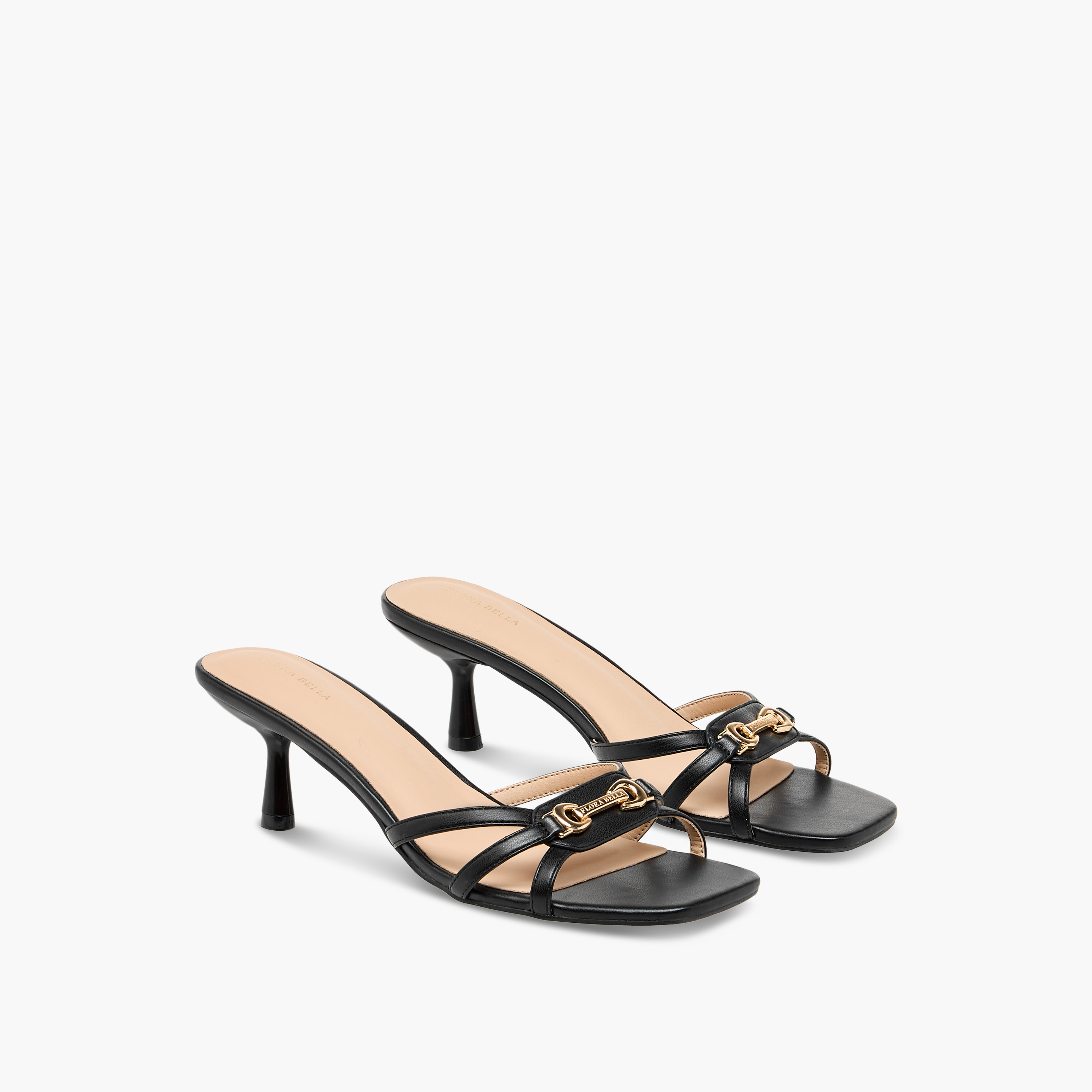 صندل سهل الارتداء بكعب متسع وزينة معدنية من فلورا بيلا-women-shoes-sandals-heeled-image-1