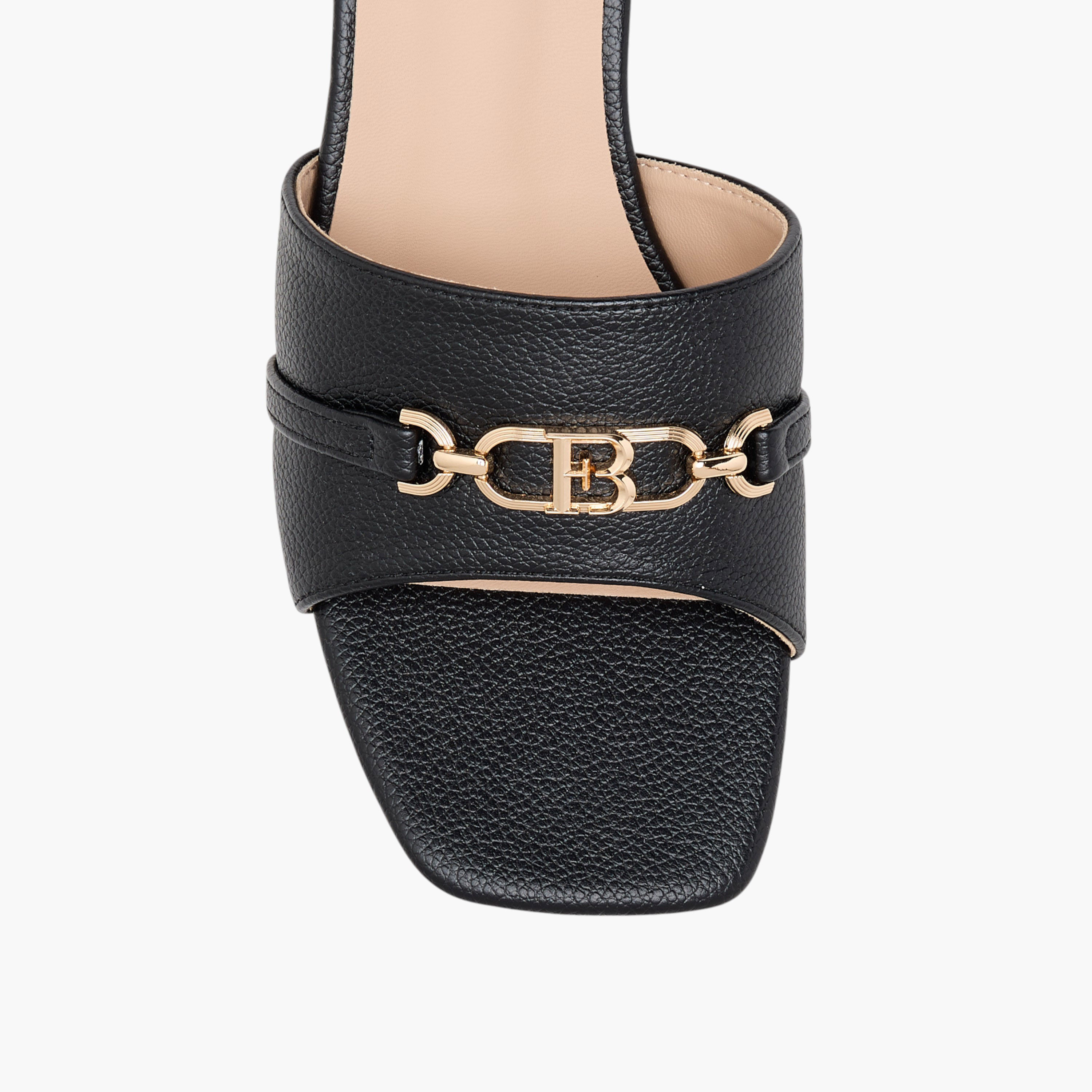 Flora Bella Metal Accent Slip-On Sandals with Stiletto Heels-women-shoes-sandals-heeled-image-4