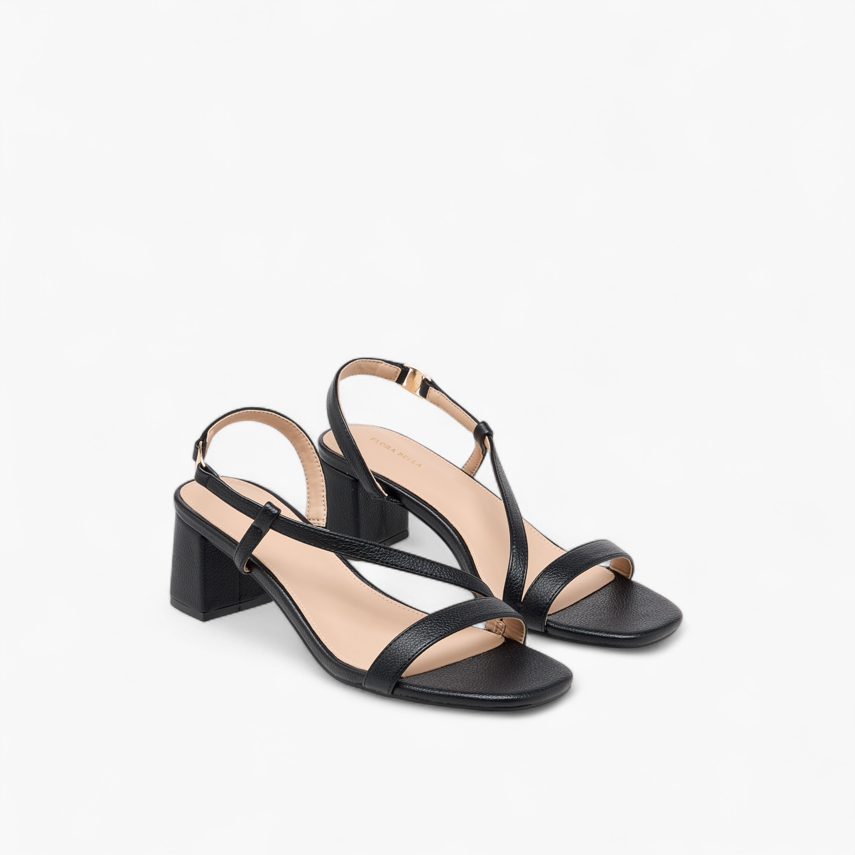 Flora Bella Solid Slingback Sandals with Block Heels-women-shoes-sandals-heeled-image-1