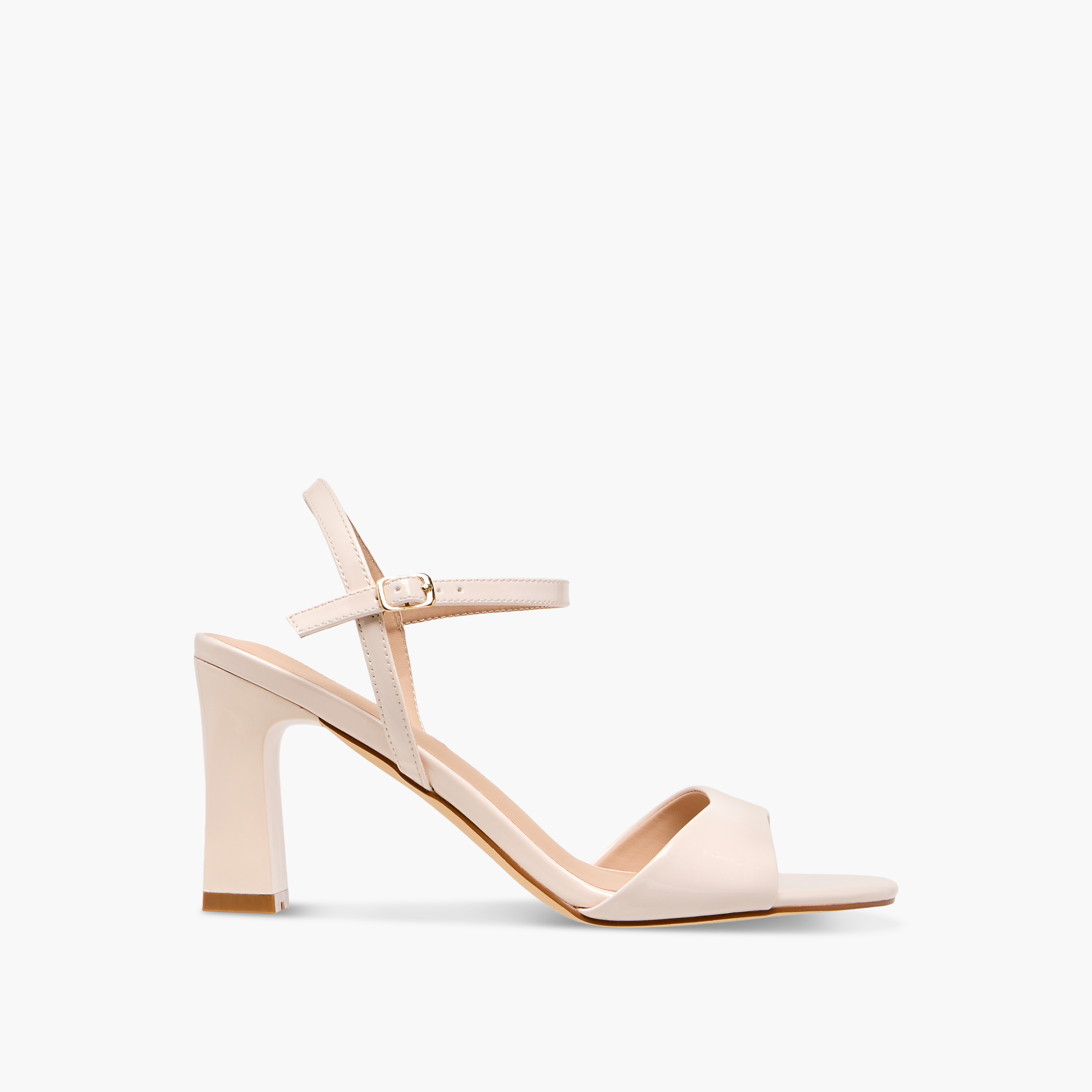 Flora Bella Solid Block Heel Sandals with Buckle Closure-women-shoes-sandals-heeled-image-3