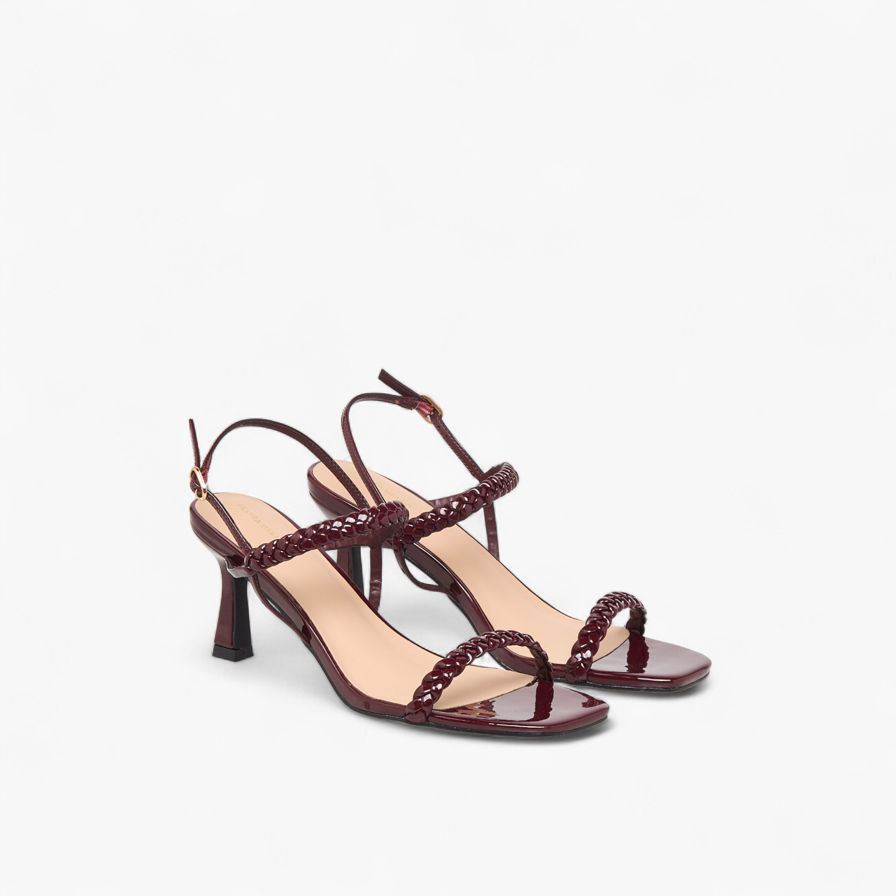 صندل نسائي مجدول بكعب واسع الحواف من فلورا بيلا-women-shoes-sandals-heeled-image-1