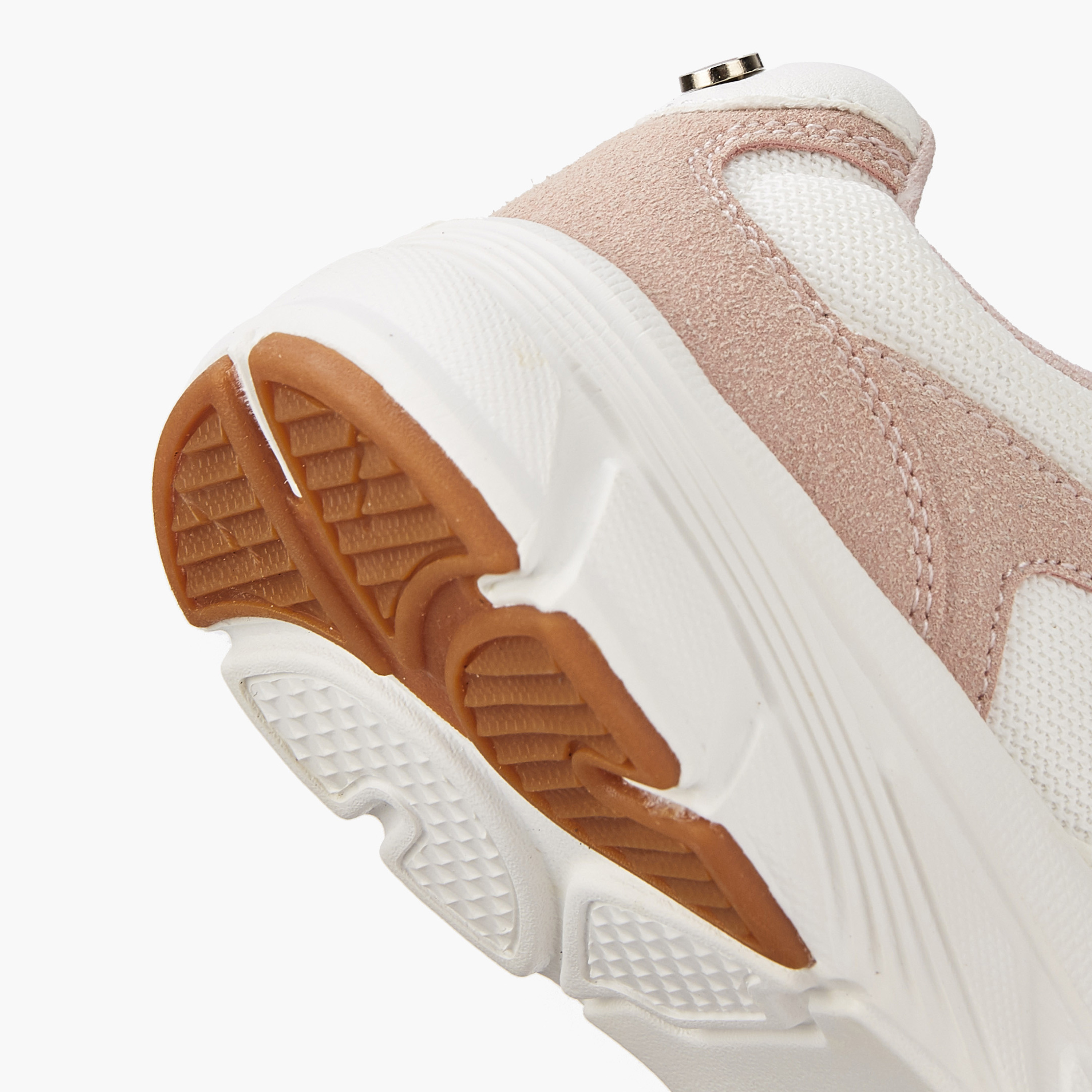 Lee Cooper Girls' Colourblock Sneakers with Hook and Loop Closure-girls-shoes-sneakers-image-5