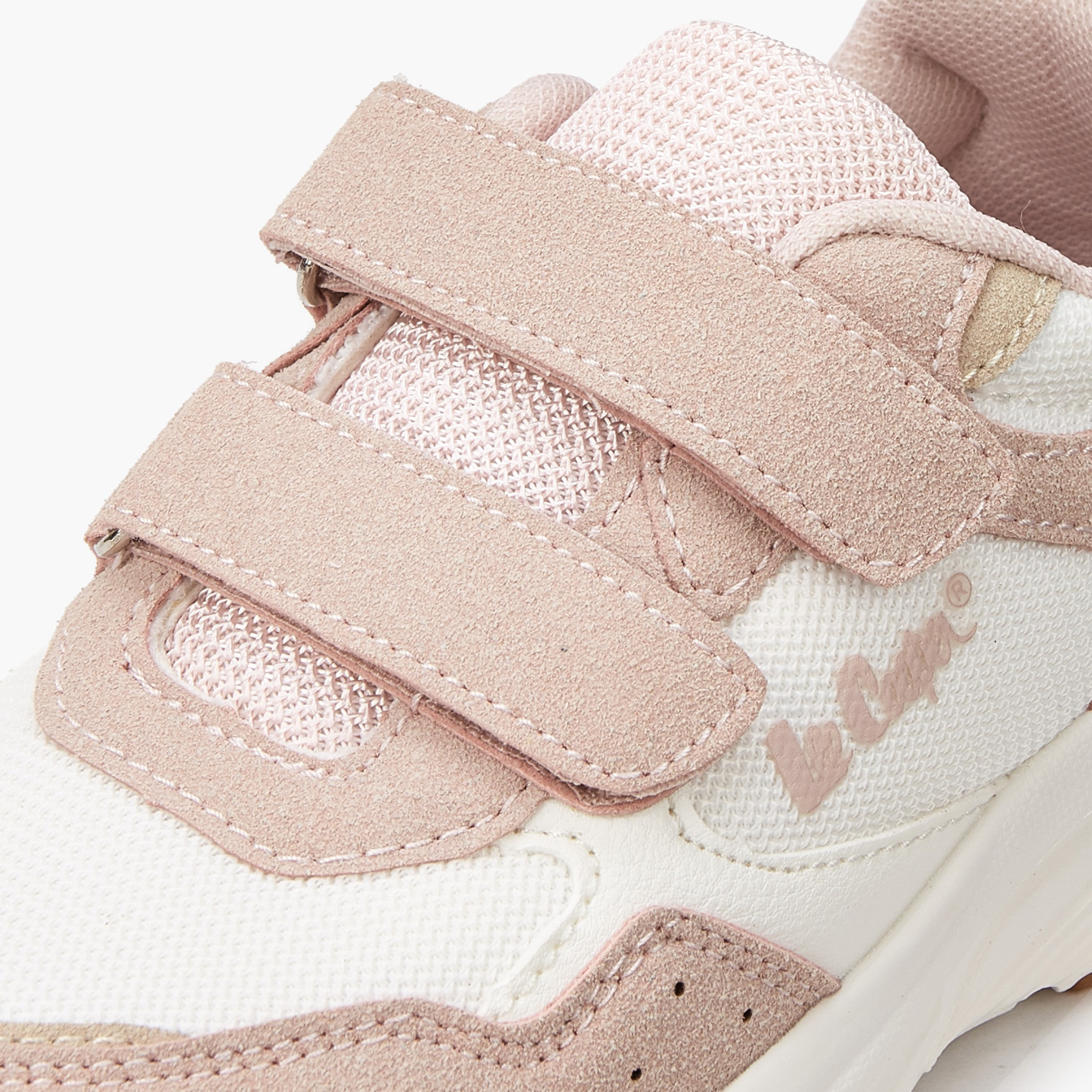 Lee Cooper Girls' Colourblock Sneakers with Hook and Loop Closure-girls-shoes-sneakers-image-4