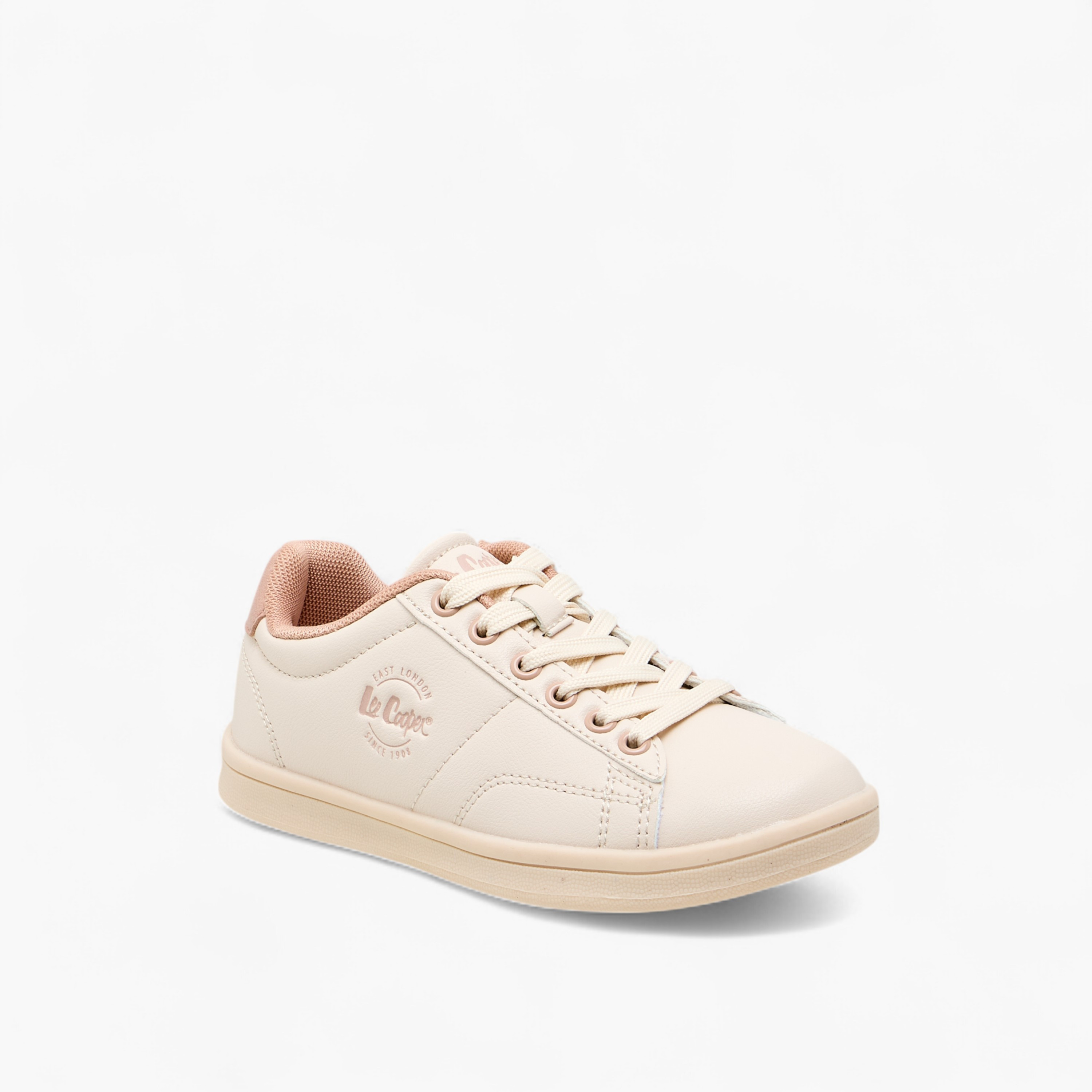 حذاء سنيكرز بتفاصيل شعار ورباط إغلاق للبنات من لي كوبر-girls-shoes-sneakers-image-2