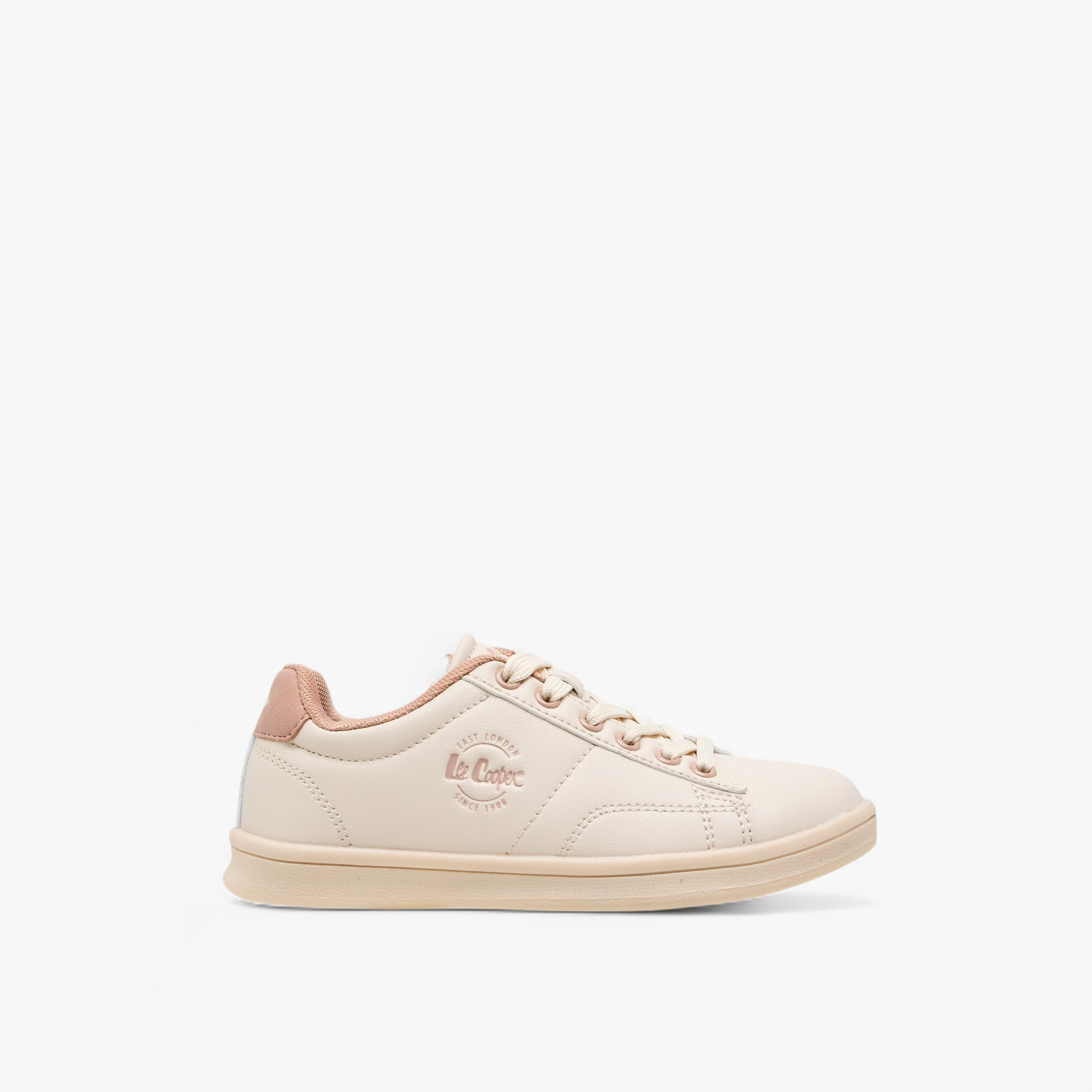 حذاء سنيكرز بتفاصيل شعار ورباط إغلاق للبنات من لي كوبر-girls-shoes-sneakers-image-3