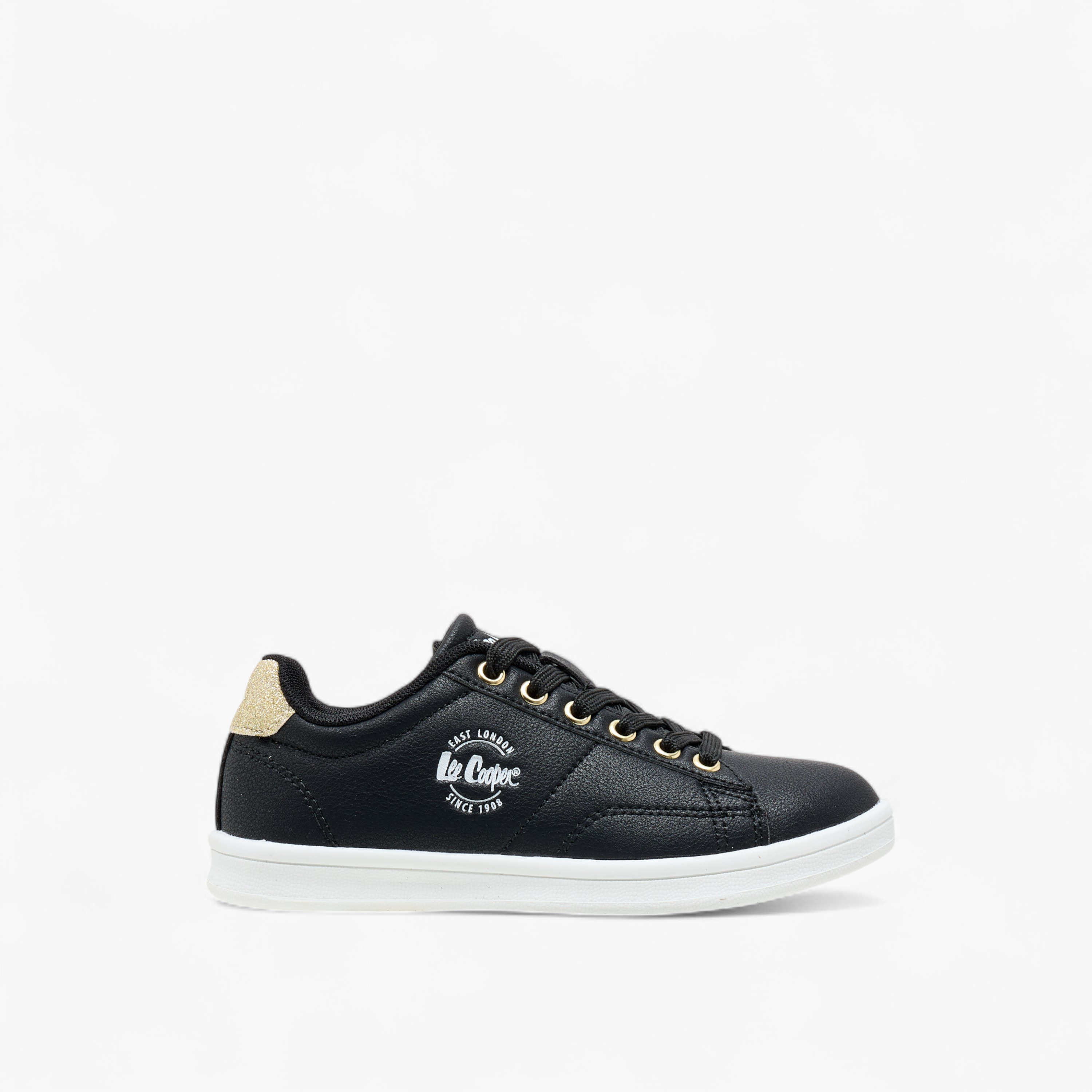 Lee Cooper Girl's Logo Detail Sneakers with Lace-Up Closure-girls-shoes-sneakers-image-3