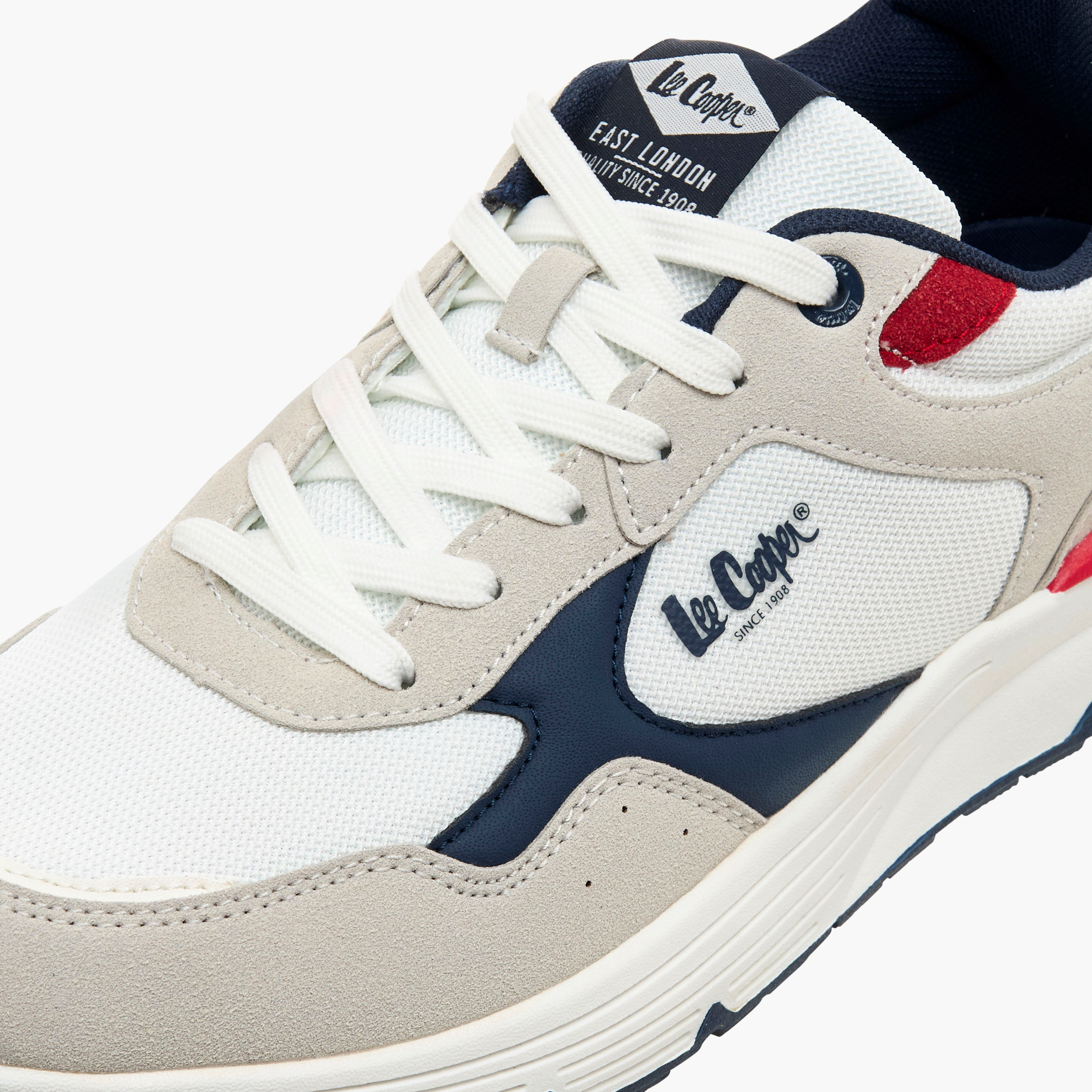 Lee Cooper Men Panelled Lace-Up Sneakers-men-shoes-sneakers-image-5