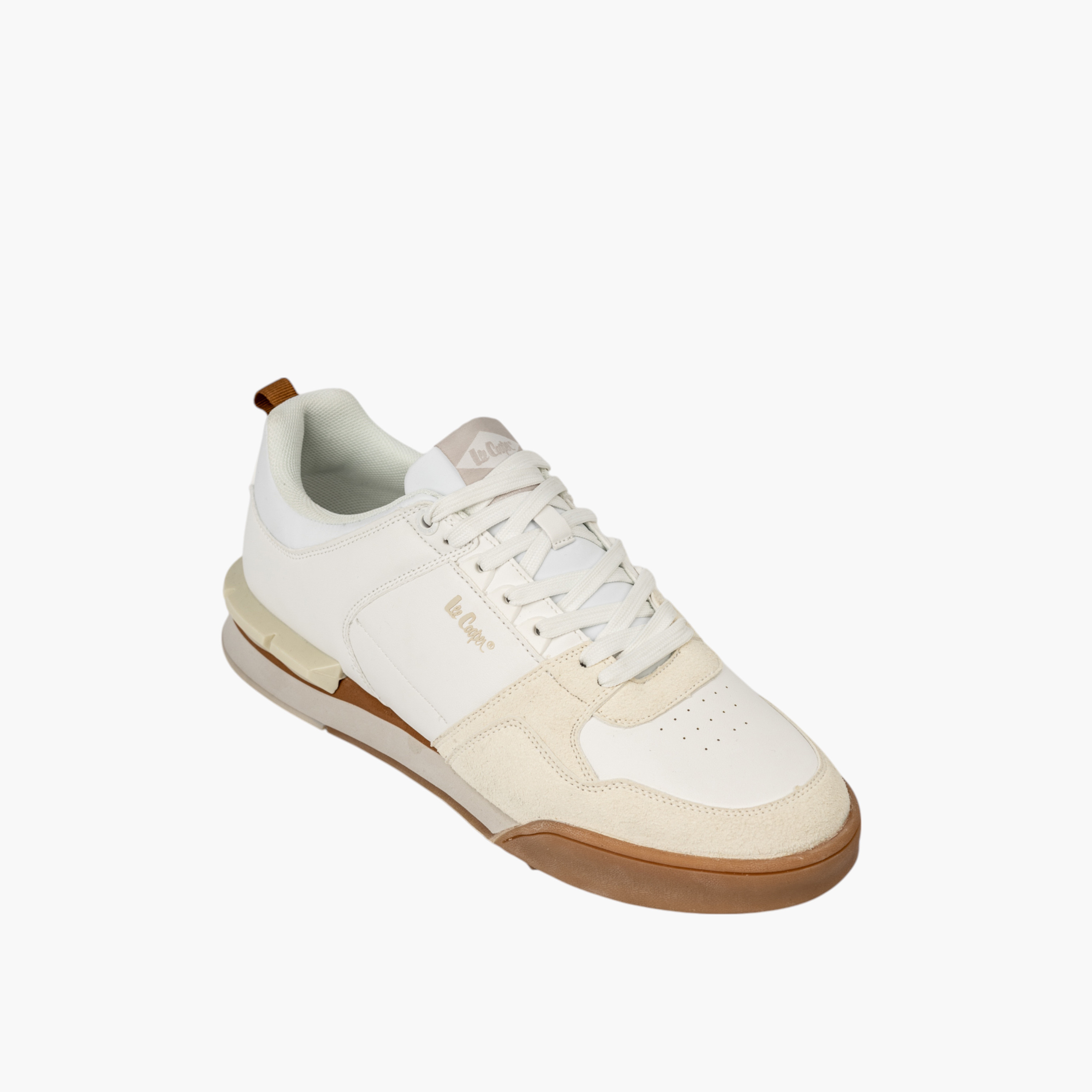 Lee Cooper Men's Panelled Sneakers with Lace-Up Closure-men-shoes-sneakers-image-2