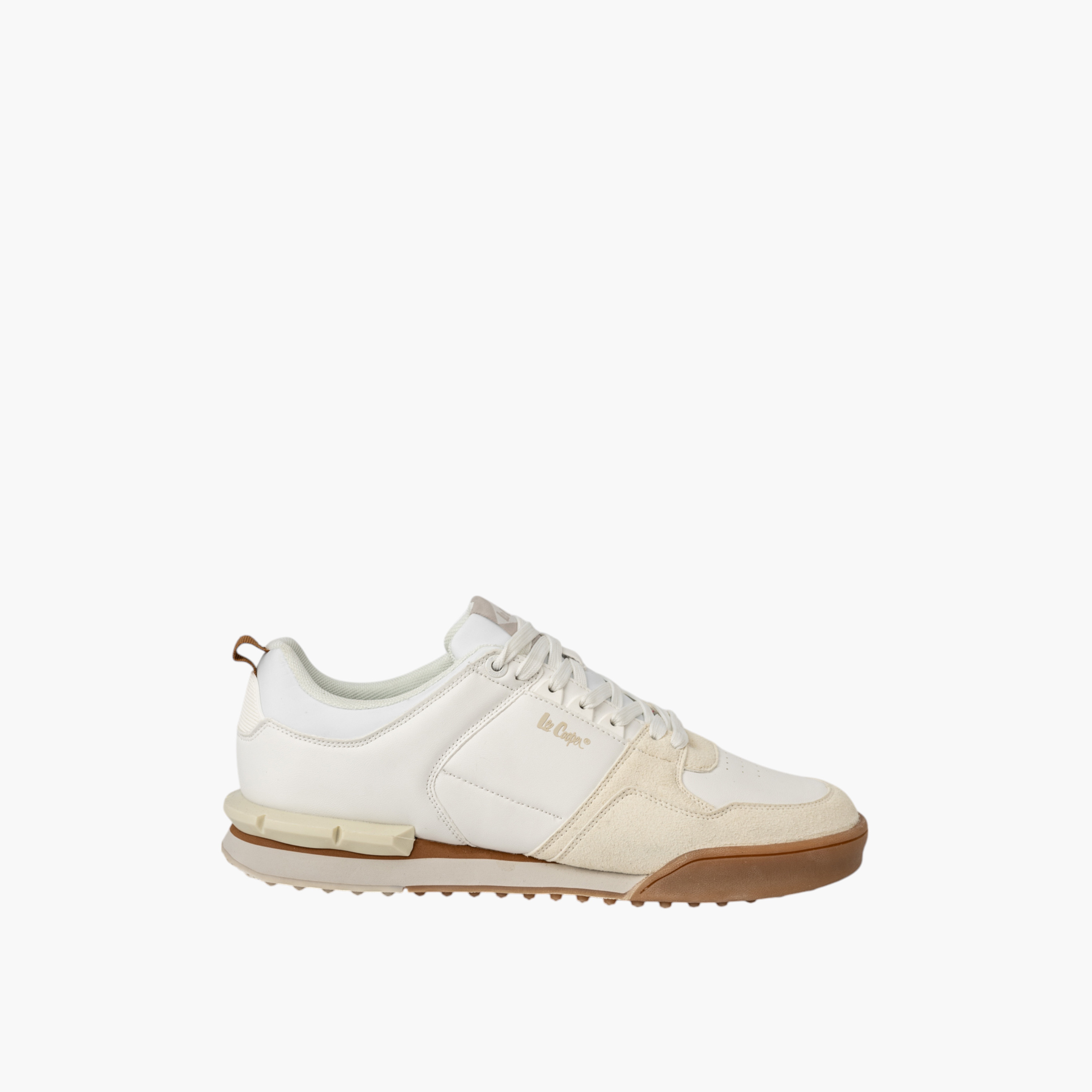 Lee Cooper Men's Panelled Sneakers with Lace-Up Closure-men-shoes-sneakers-image-3