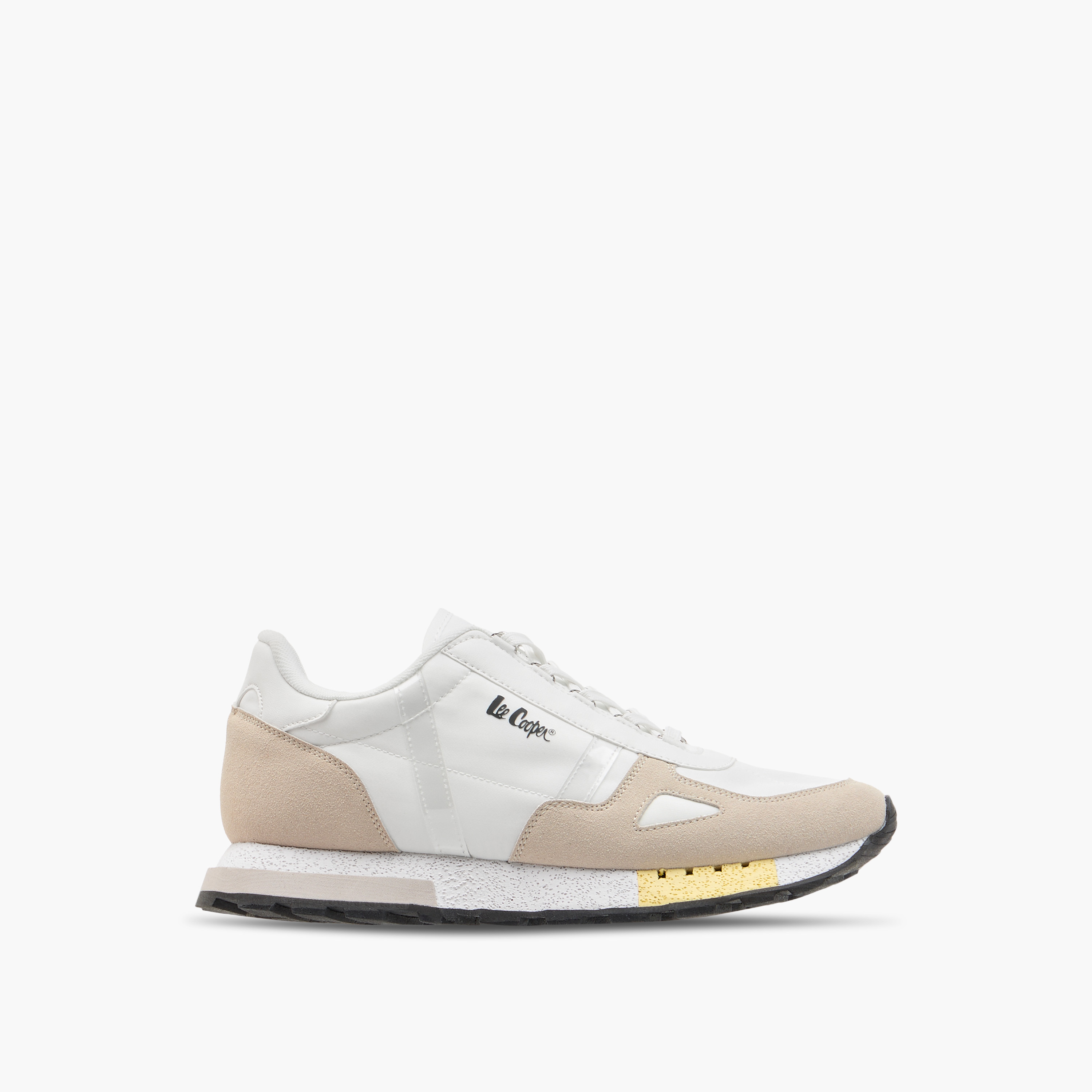 Lee Cooper Men's Panelled Lace-Up Sneakers-men-shoes-sneakers-image-3
