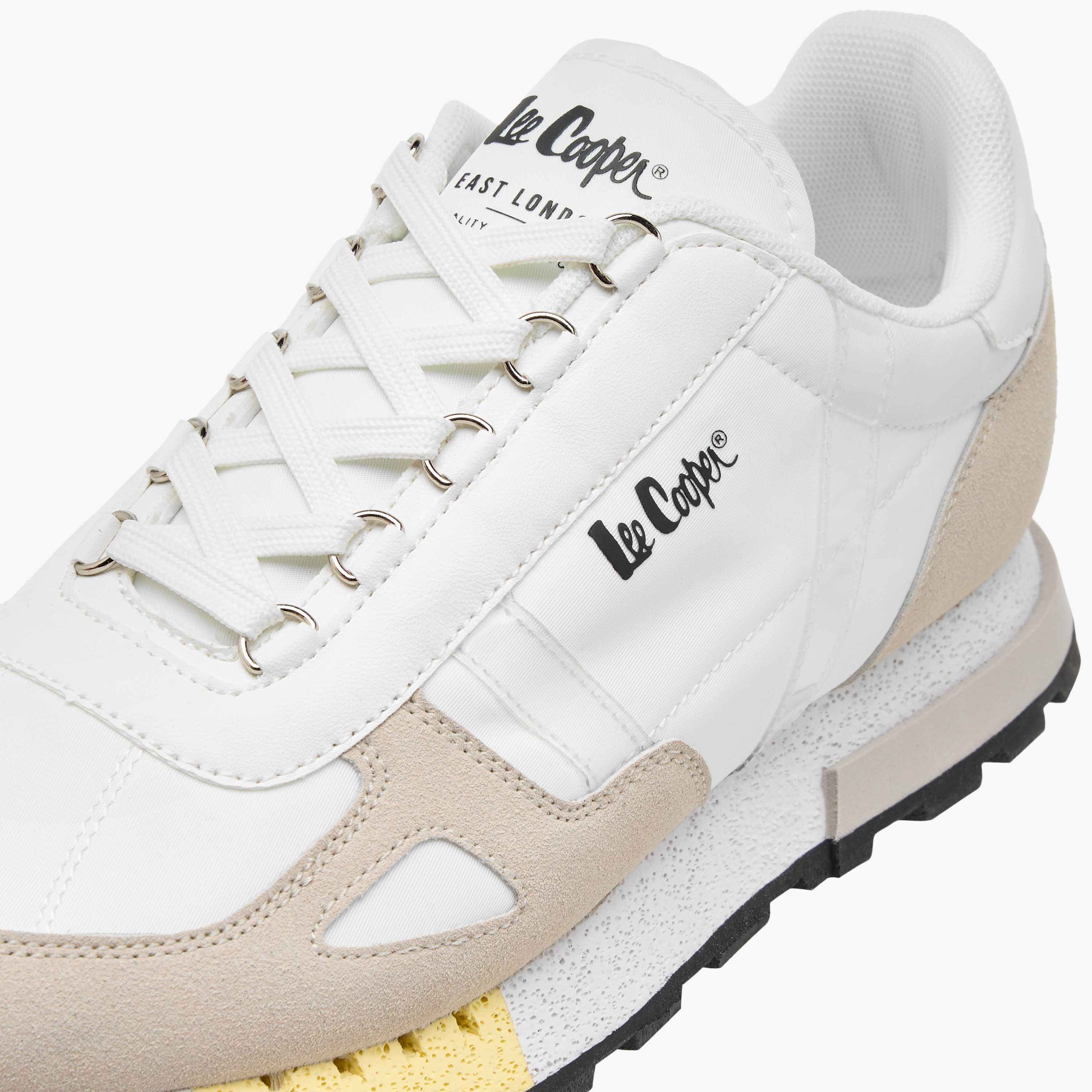 Lee Cooper Men's Panelled Lace-Up Sneakers-men-shoes-sneakers-image-4