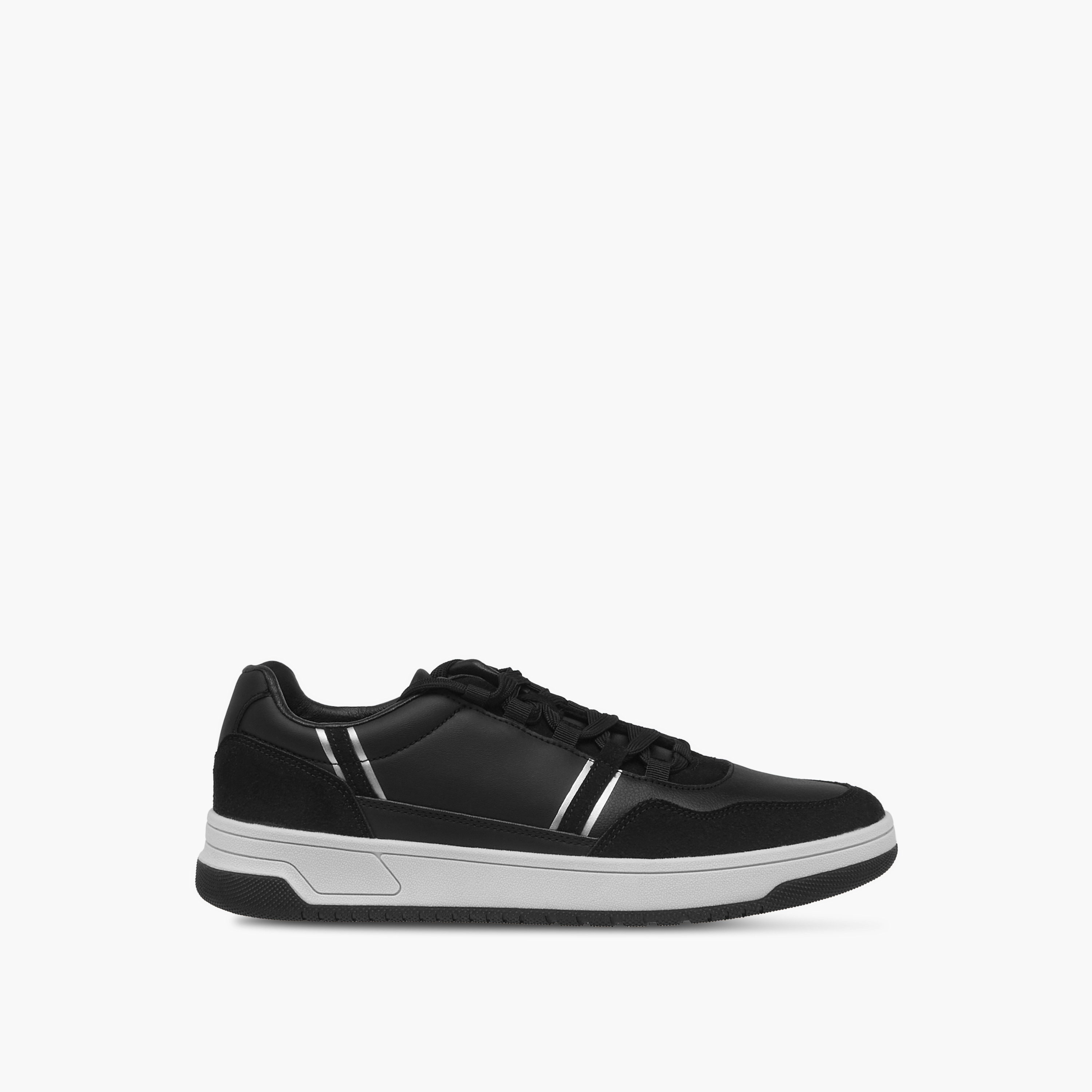 LBL by Shoexpress Men's Panelled Sneakers with Lace-Up Closure-men-shoes-sneakers-image-3