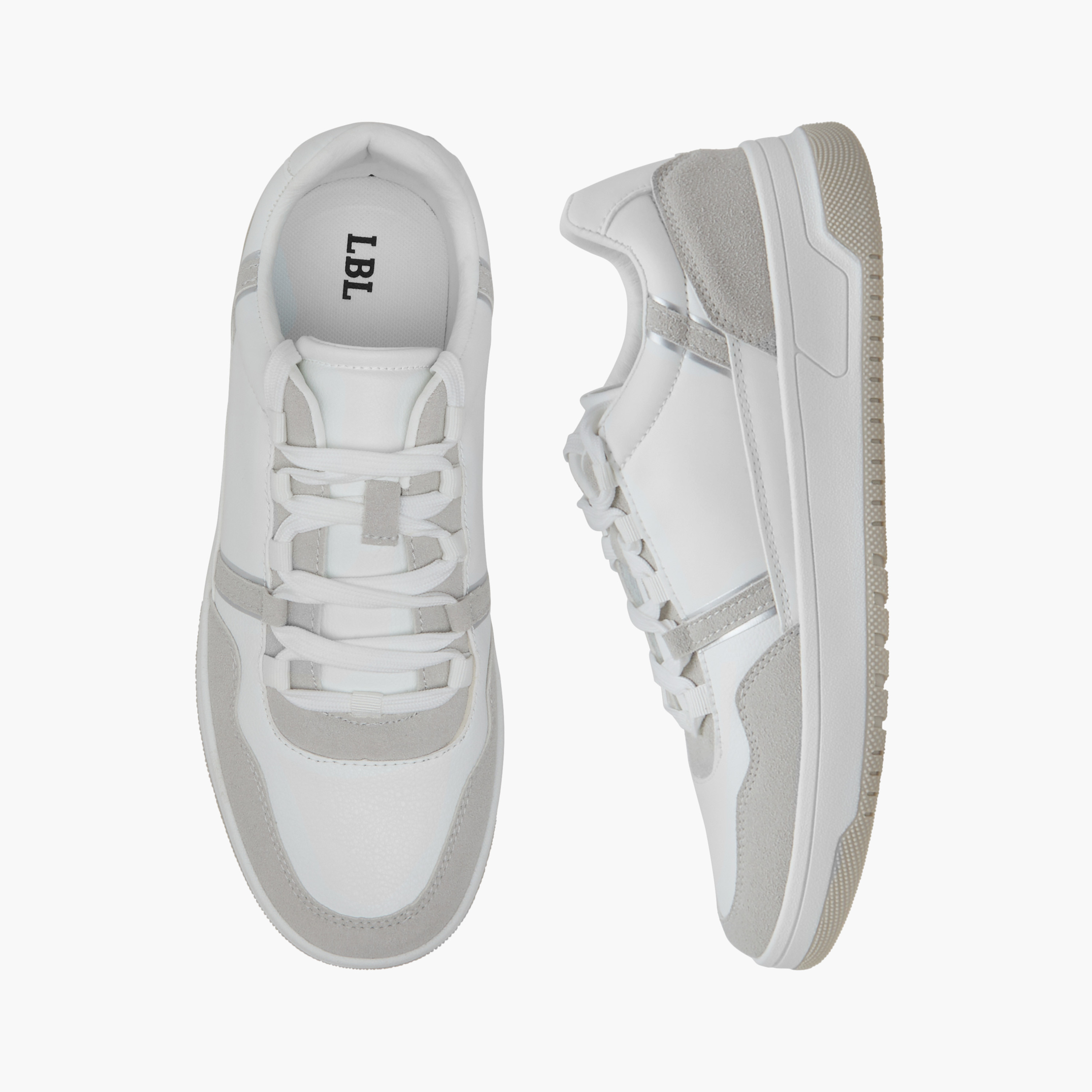 LBL by Shoexpress Men's Panelled Sneakers with Lace-Up Closure-men-shoes-sneakers-image-1