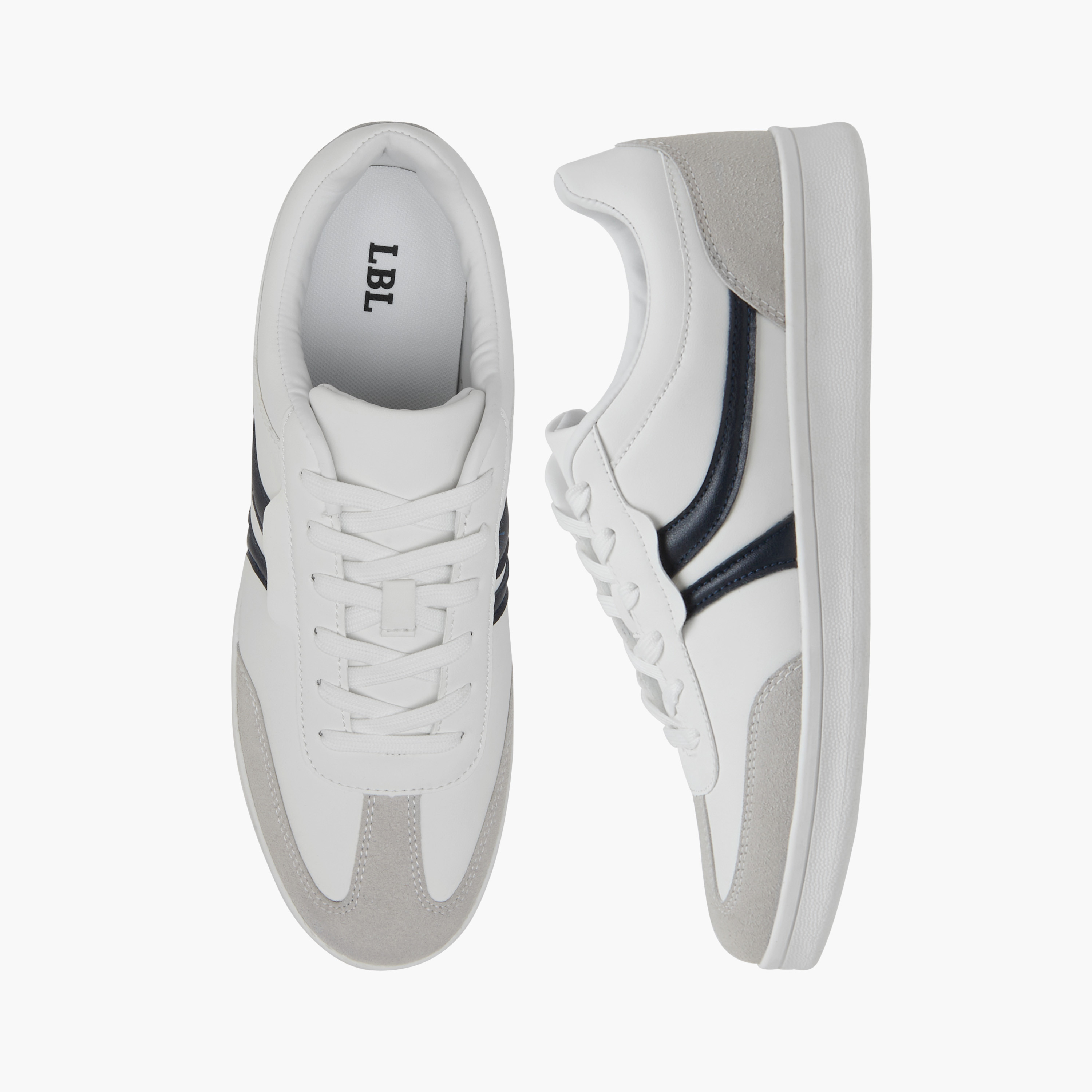 حذاء سنيكرز بألواح ورباط إغلاق للرجال من أل بي أل من شو إكسبريس-men-shoes-sneakers-image-1