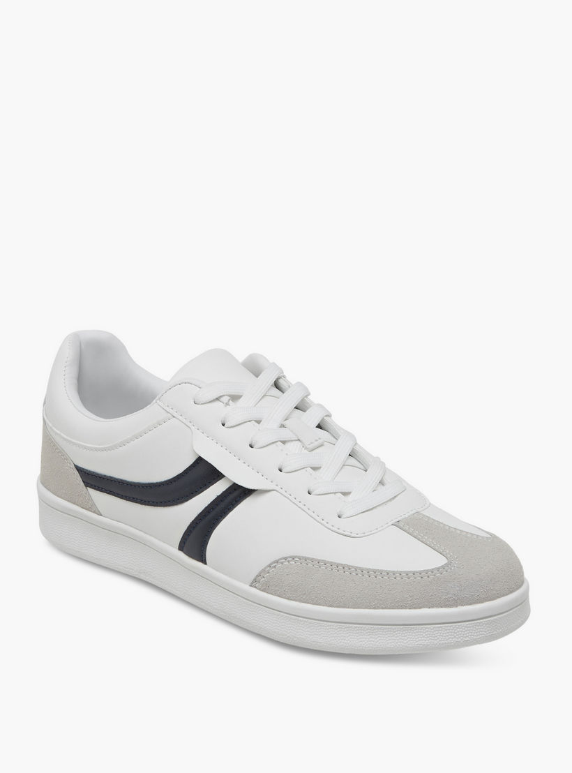 حذاء سنيكرز بألواح ورباط إغلاق للرجال من أل بي أل من شو إكسبريس-men-shoes-sneakers-image-2