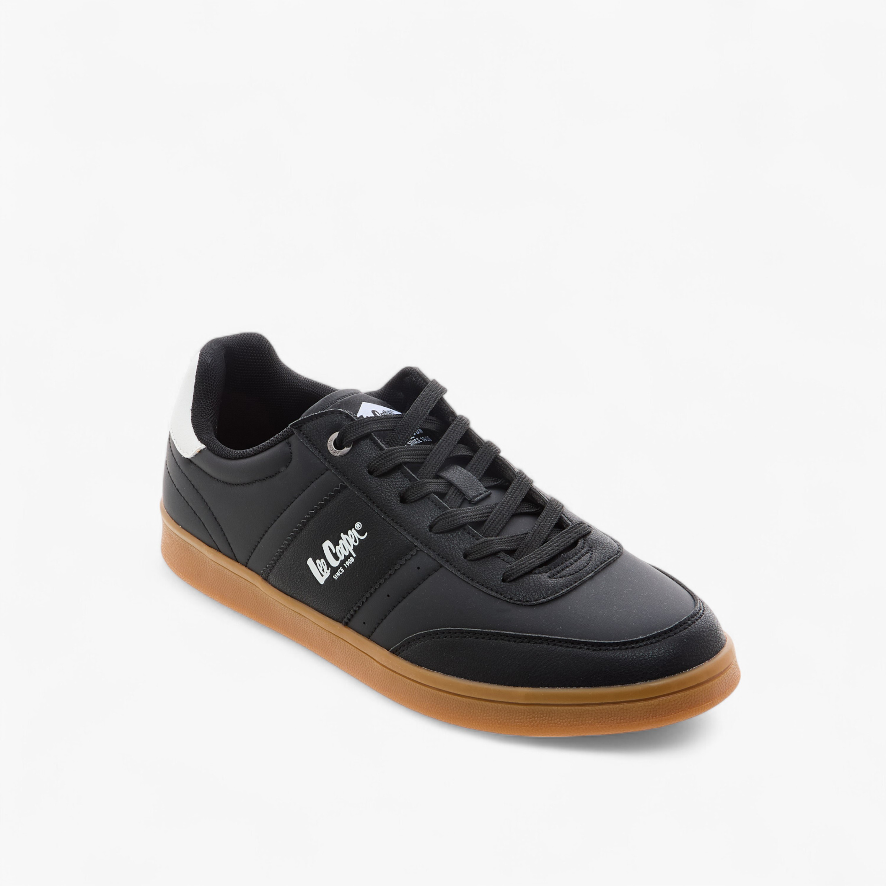 Lee Cooper Men's Logo Detail Lace-Up Sneakers-men-shoes-sneakers-image-2