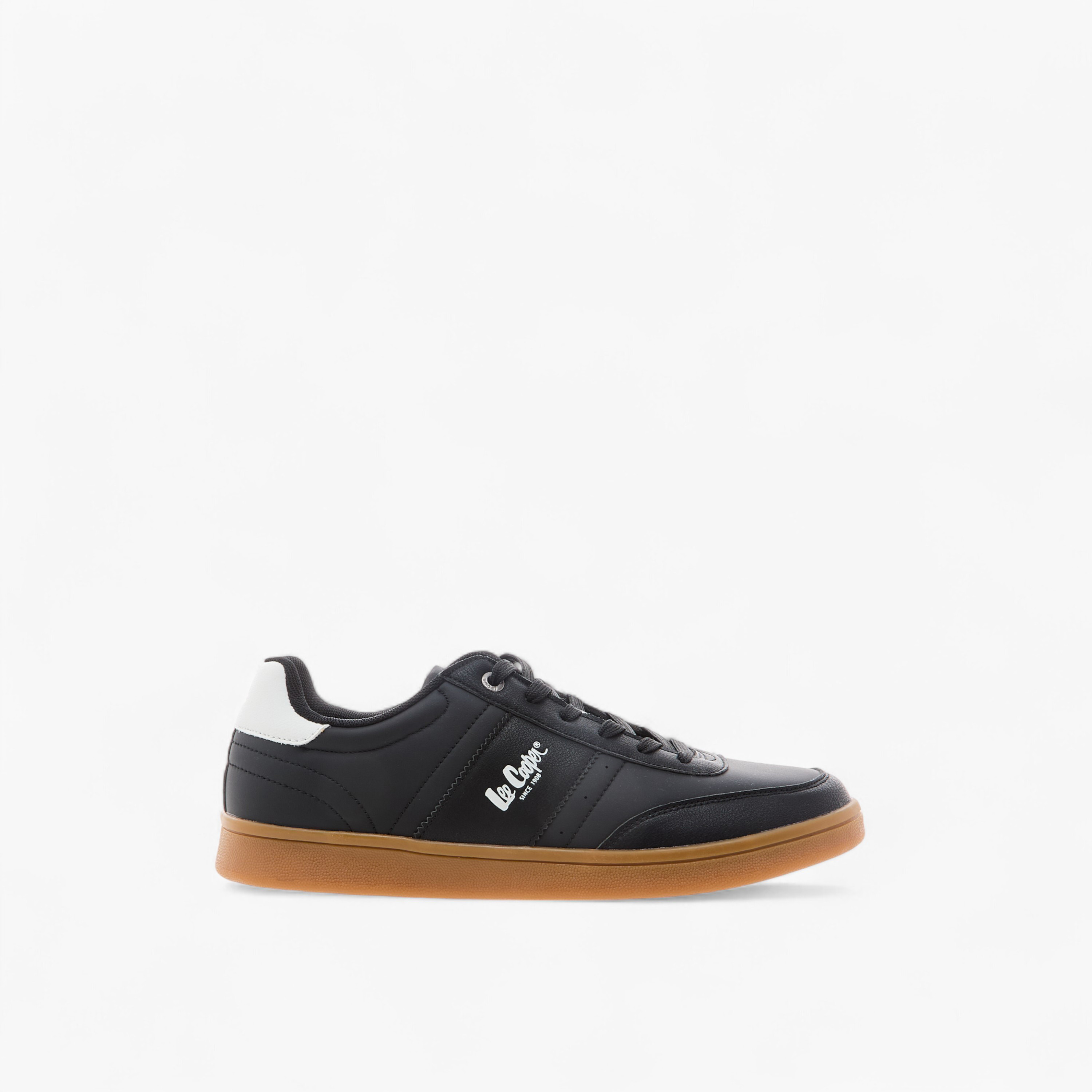 Lee Cooper Men's Logo Detail Lace-Up Sneakers-men-shoes-sneakers-image-3