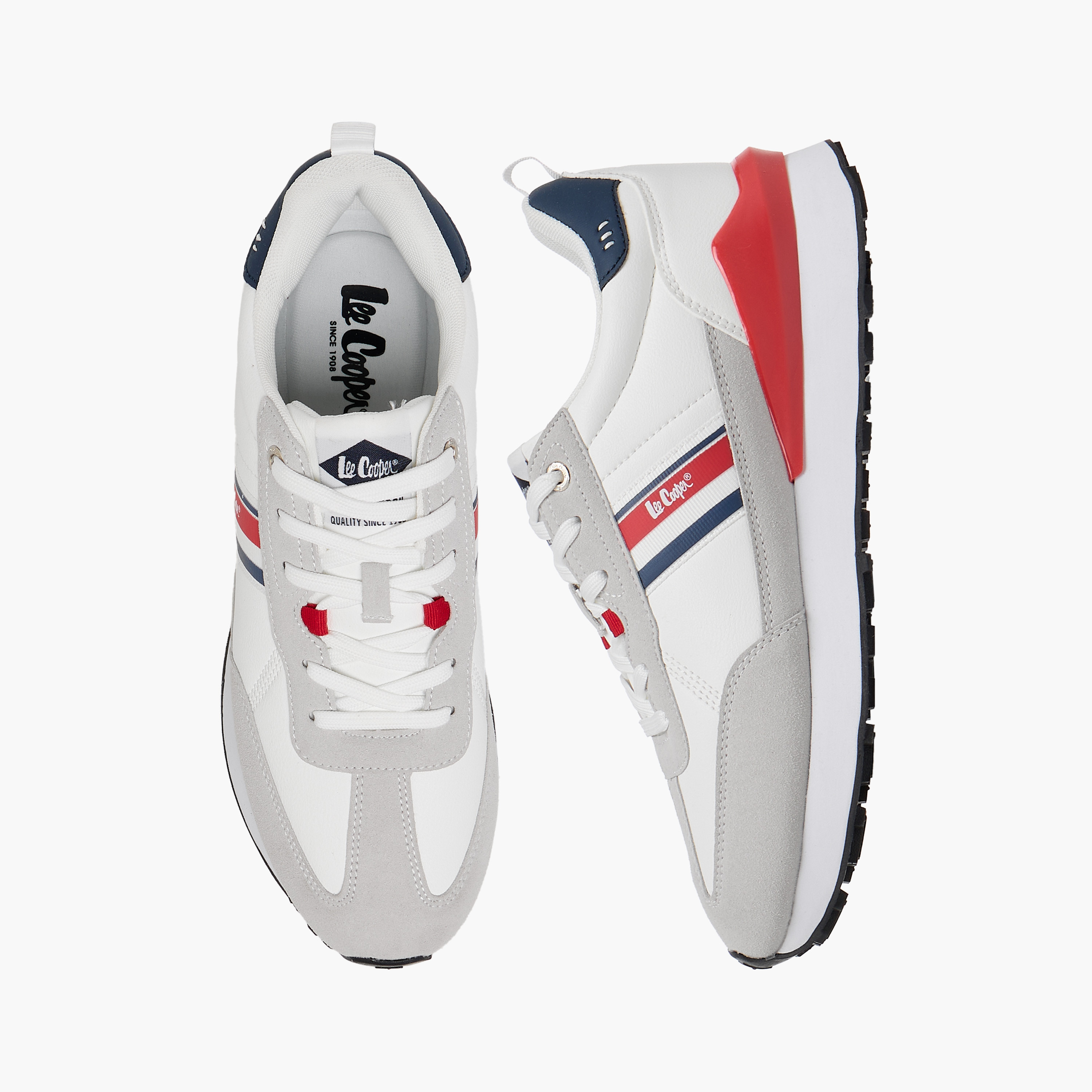 حذاء سنيكرز بألواح ورباط إغلاق للرجال من لي كوبر-men-shoes-sneakers-image-1